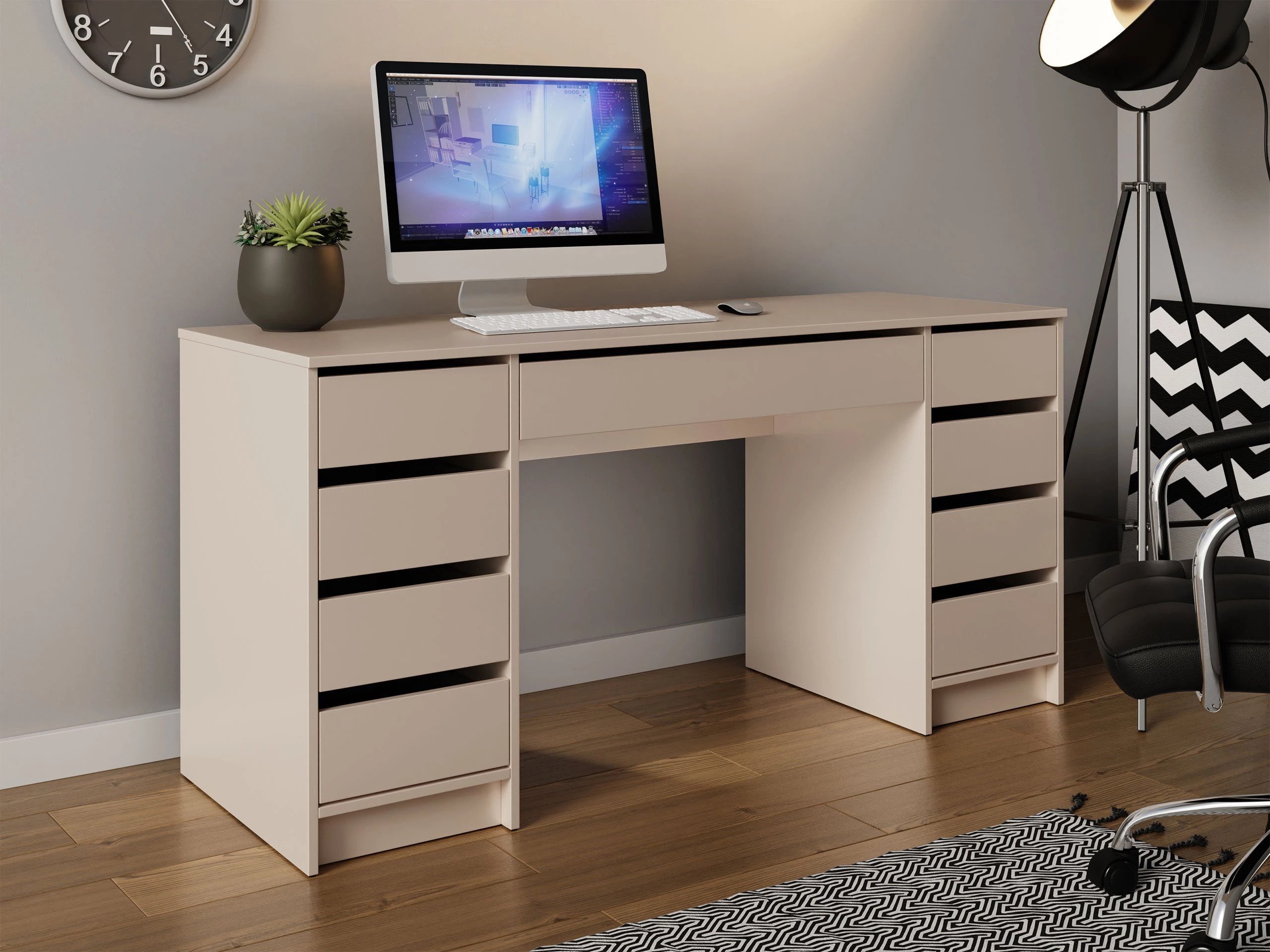 Skrifborð Comfivo Terros II (Beige)