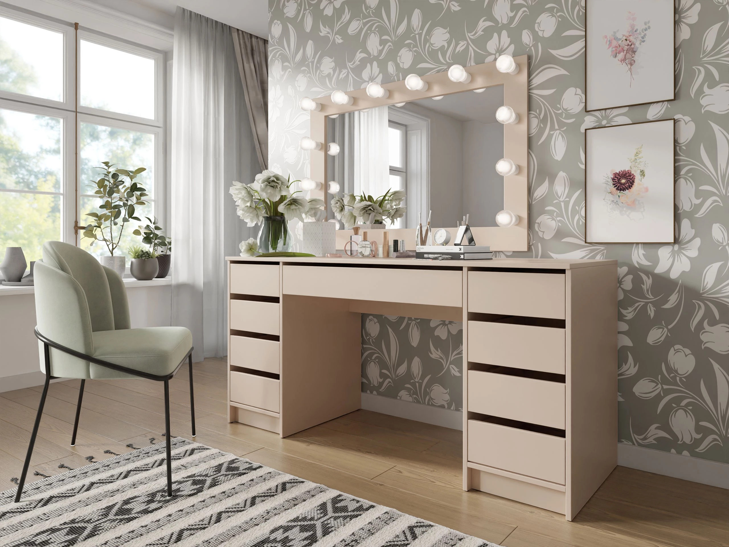 Skrifborð Comfivo Terros II (Beige)