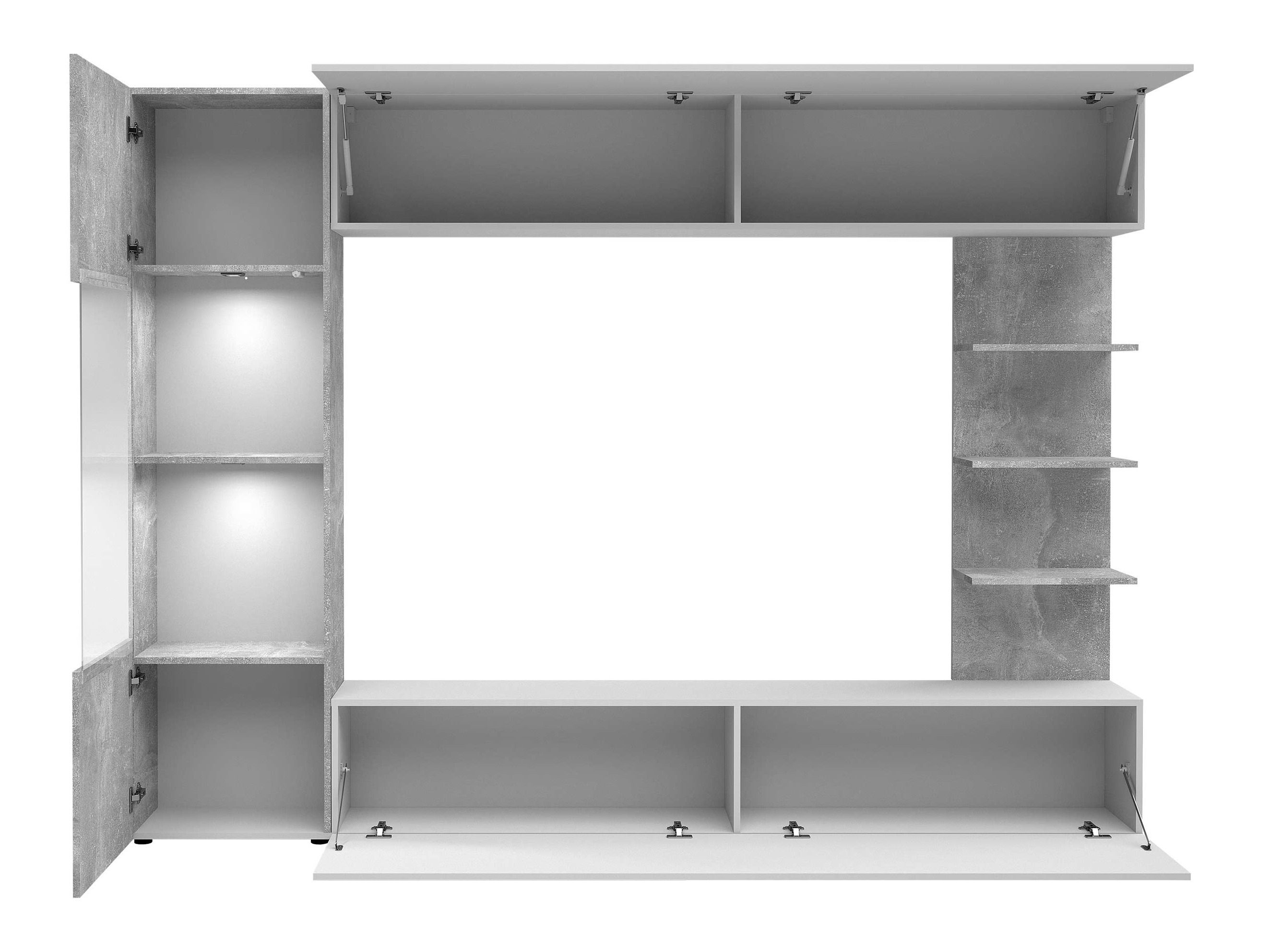 Stofusett Comfivo Animus (Valhneta + Svartur marmari)