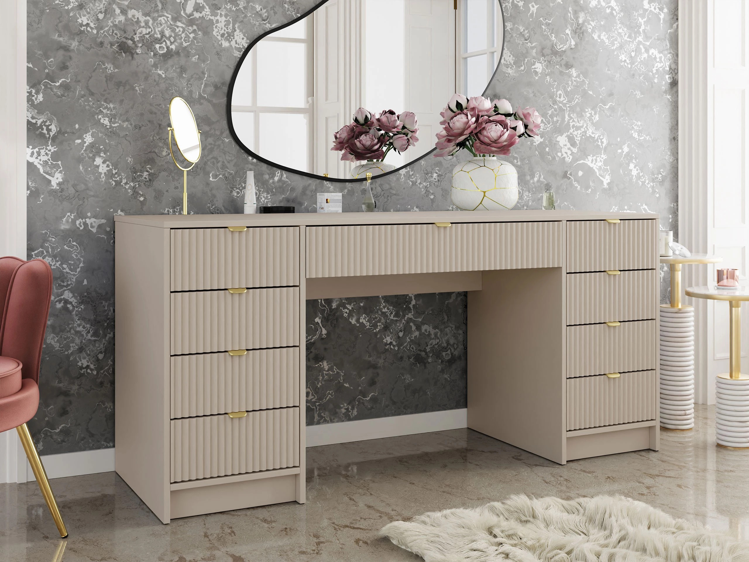 Skrifborð Comfivo Papilio I (Beige)