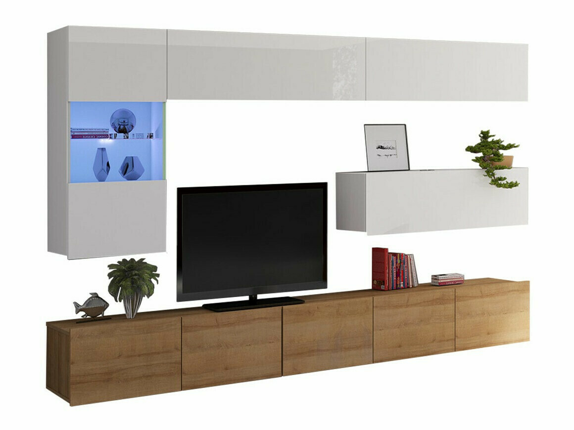 Stofusett Remus IV (Gyllt eik + Hvítur + Hvítt háglans)