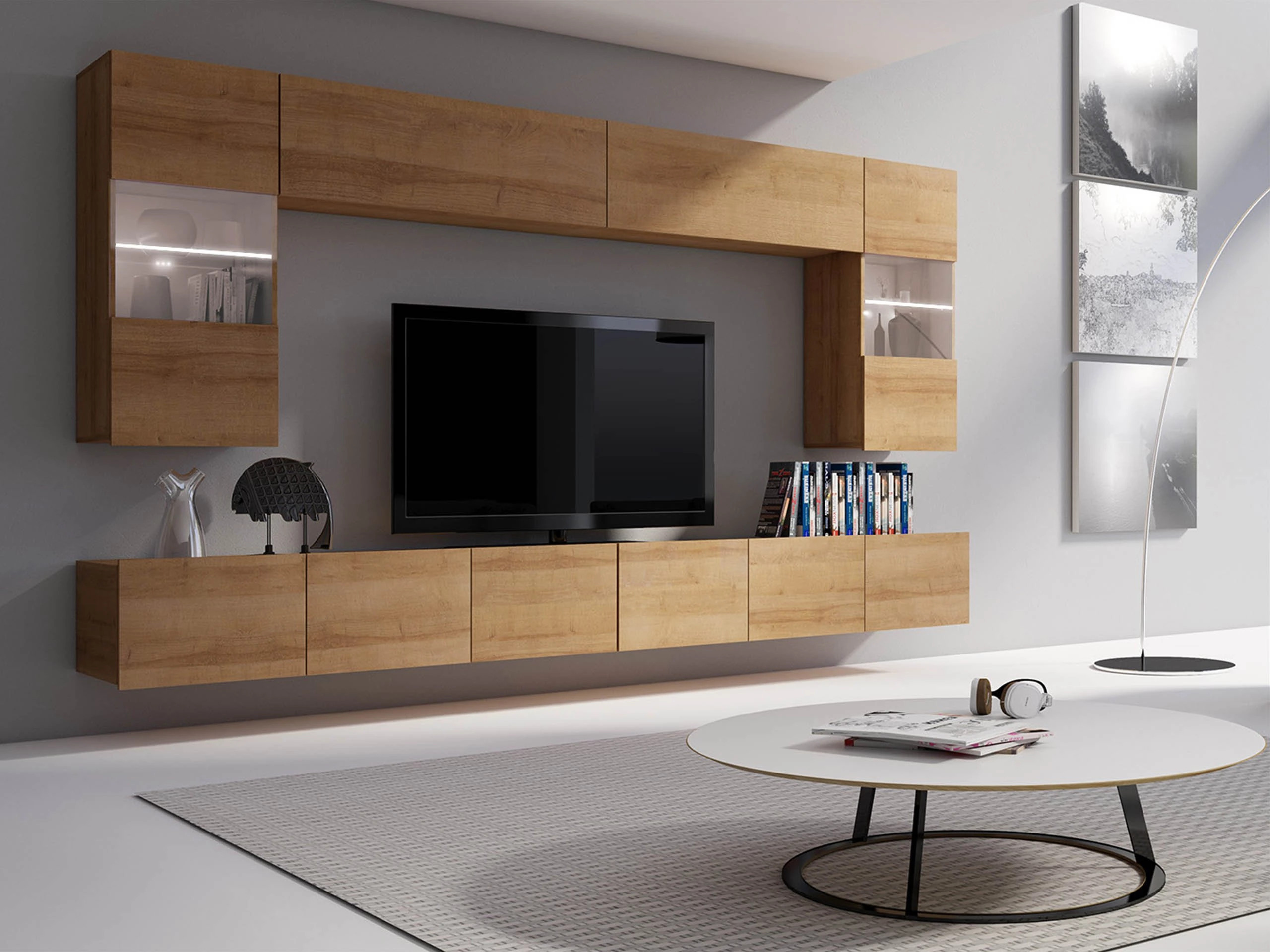 Stofusett Remus I (Gyllt eik)