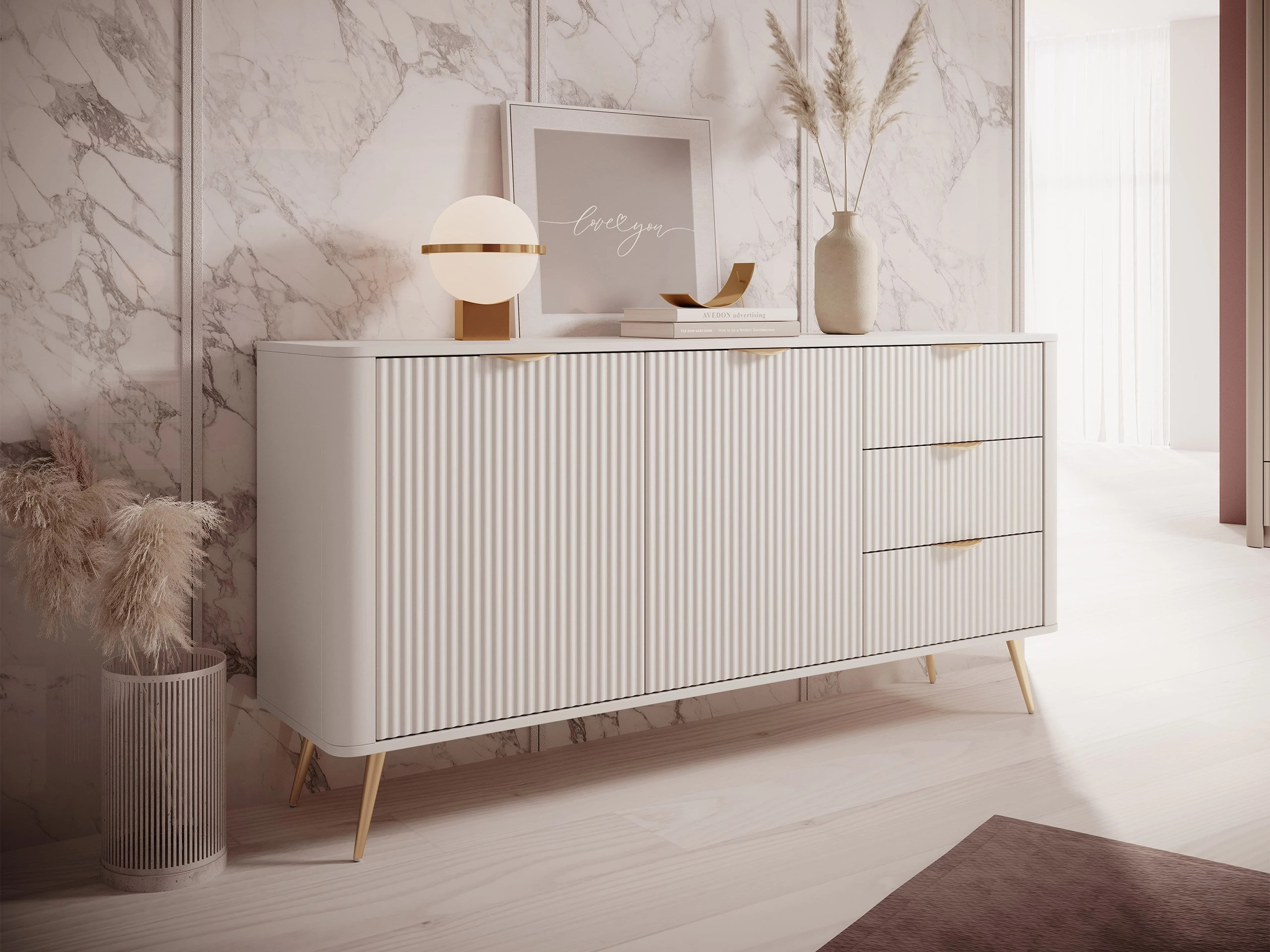Kommóða Lectum I (Beige)