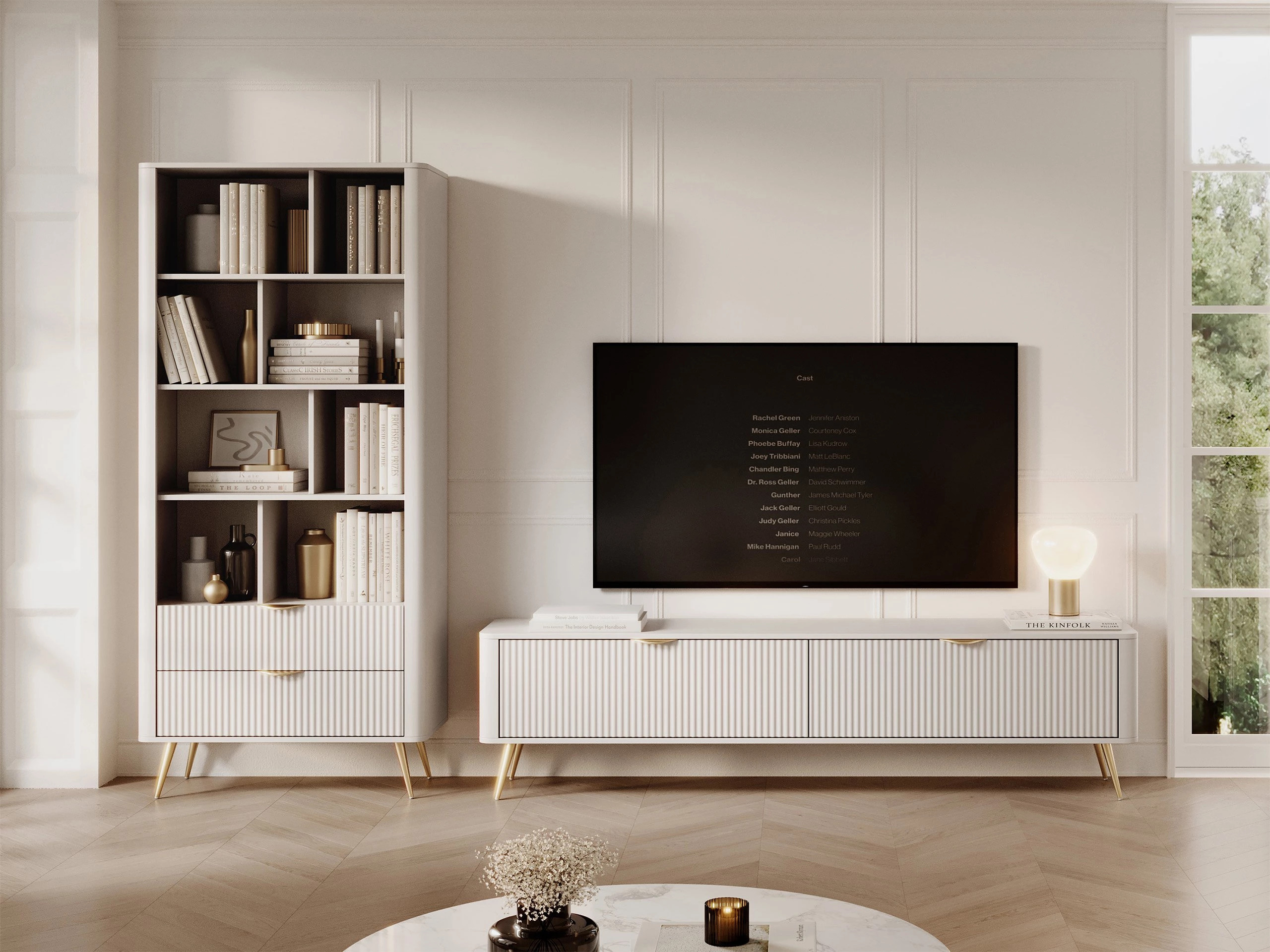 Stofusett Lectum (Beige)