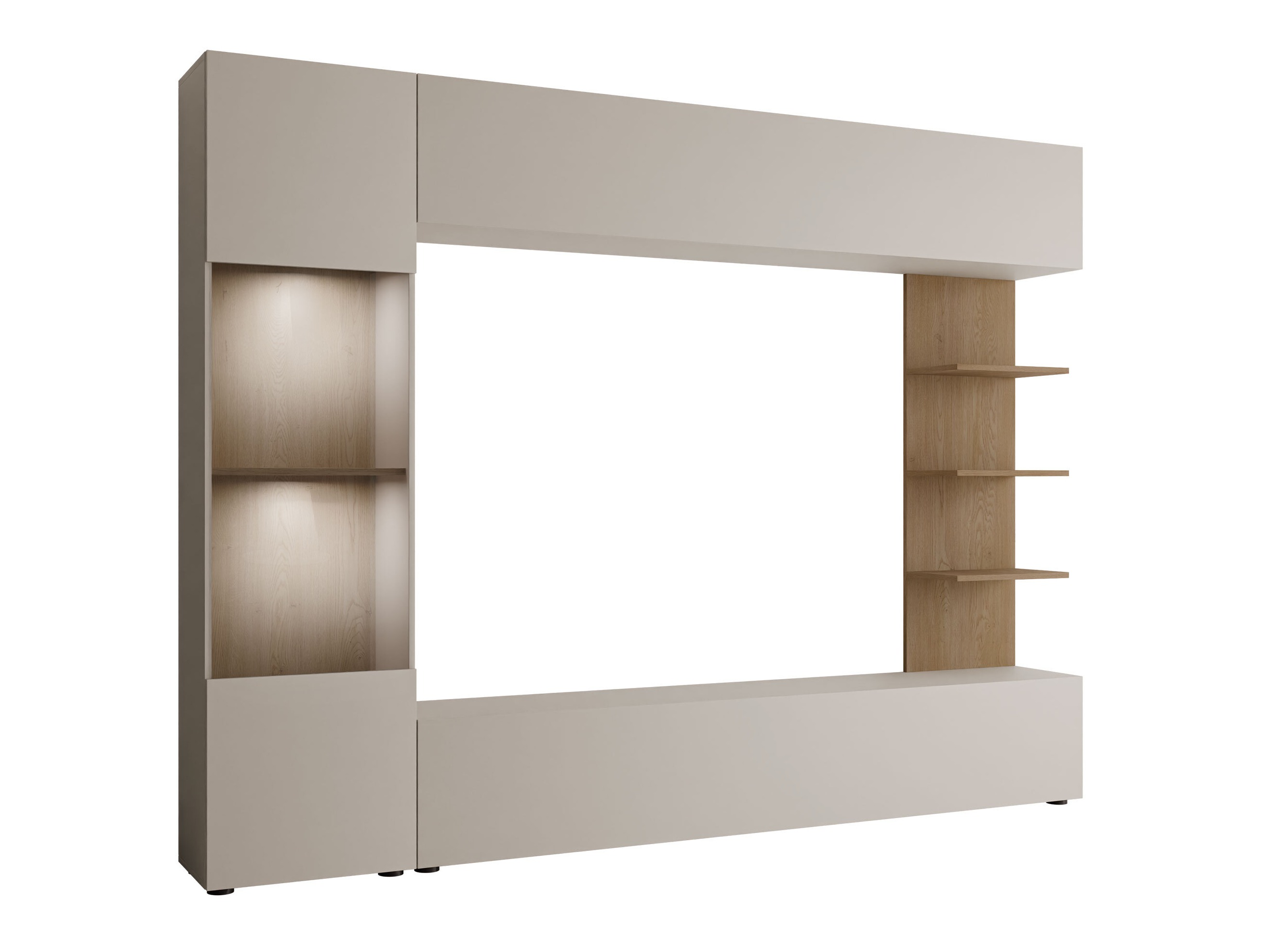 Stofusett Comfivo Animus (Kasmír + Eik)
