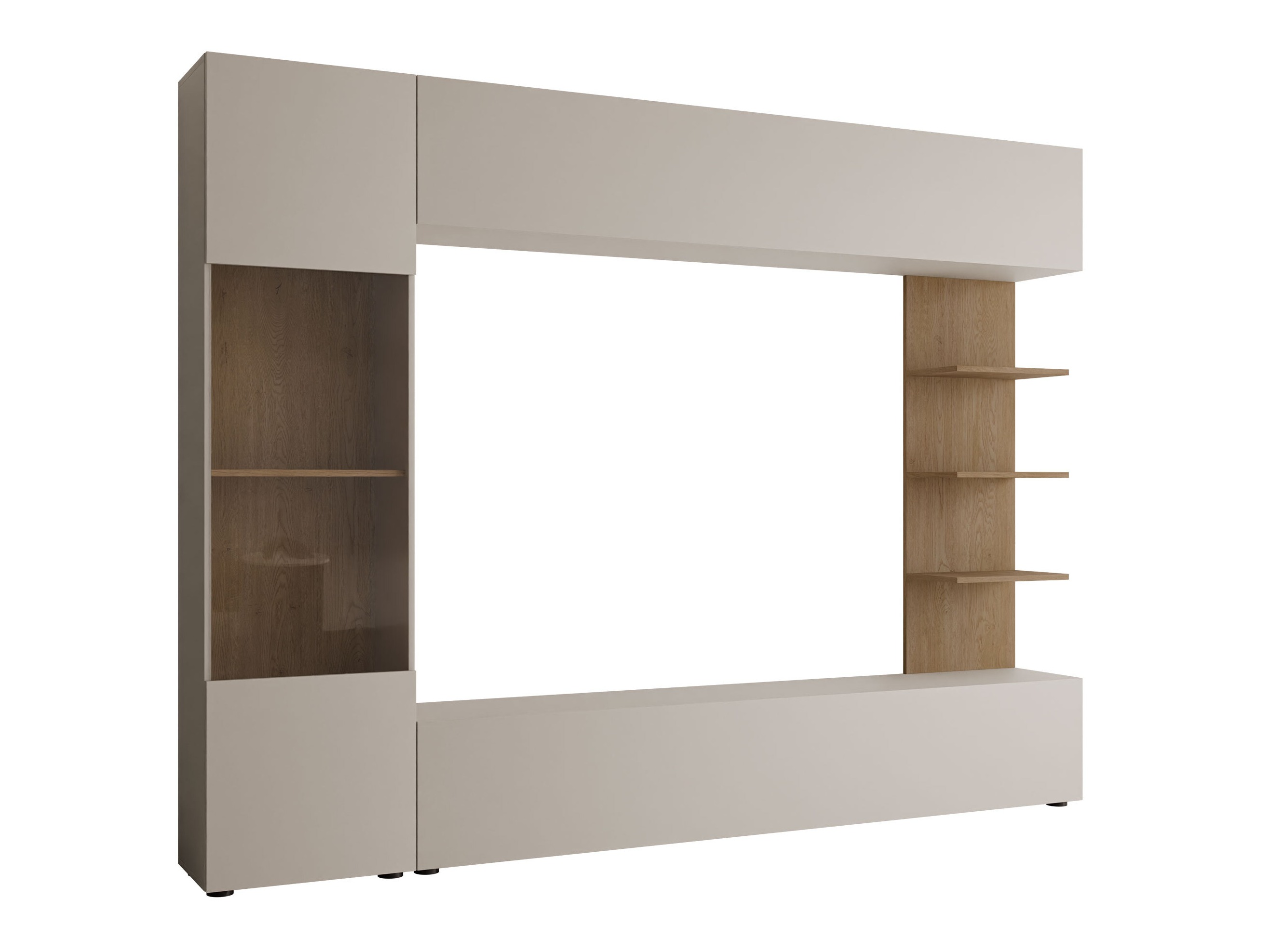 Stofusett Comfivo Animus (Kasmír + Eik)