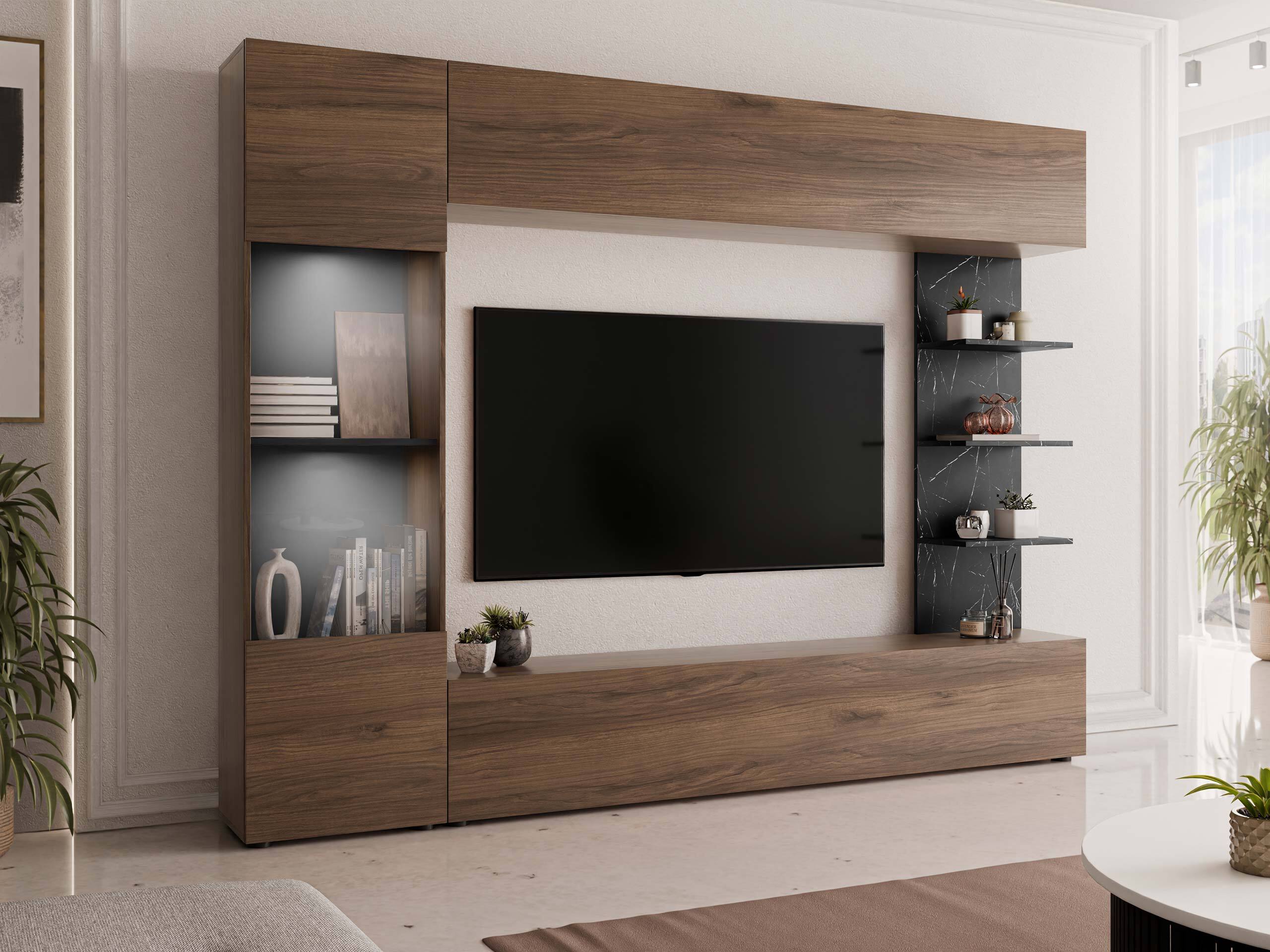 Stofusett Comfivo Animus (Valhneta + Svartur marmari)