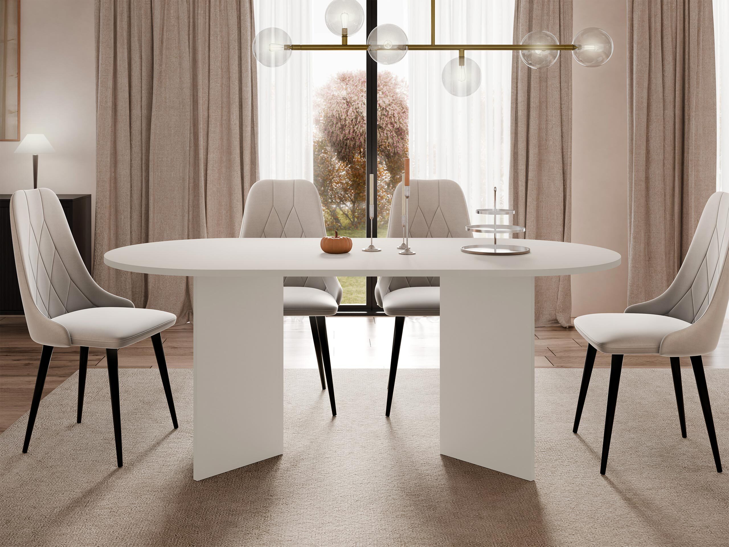 Borð Comfivo Fungus (Beige)