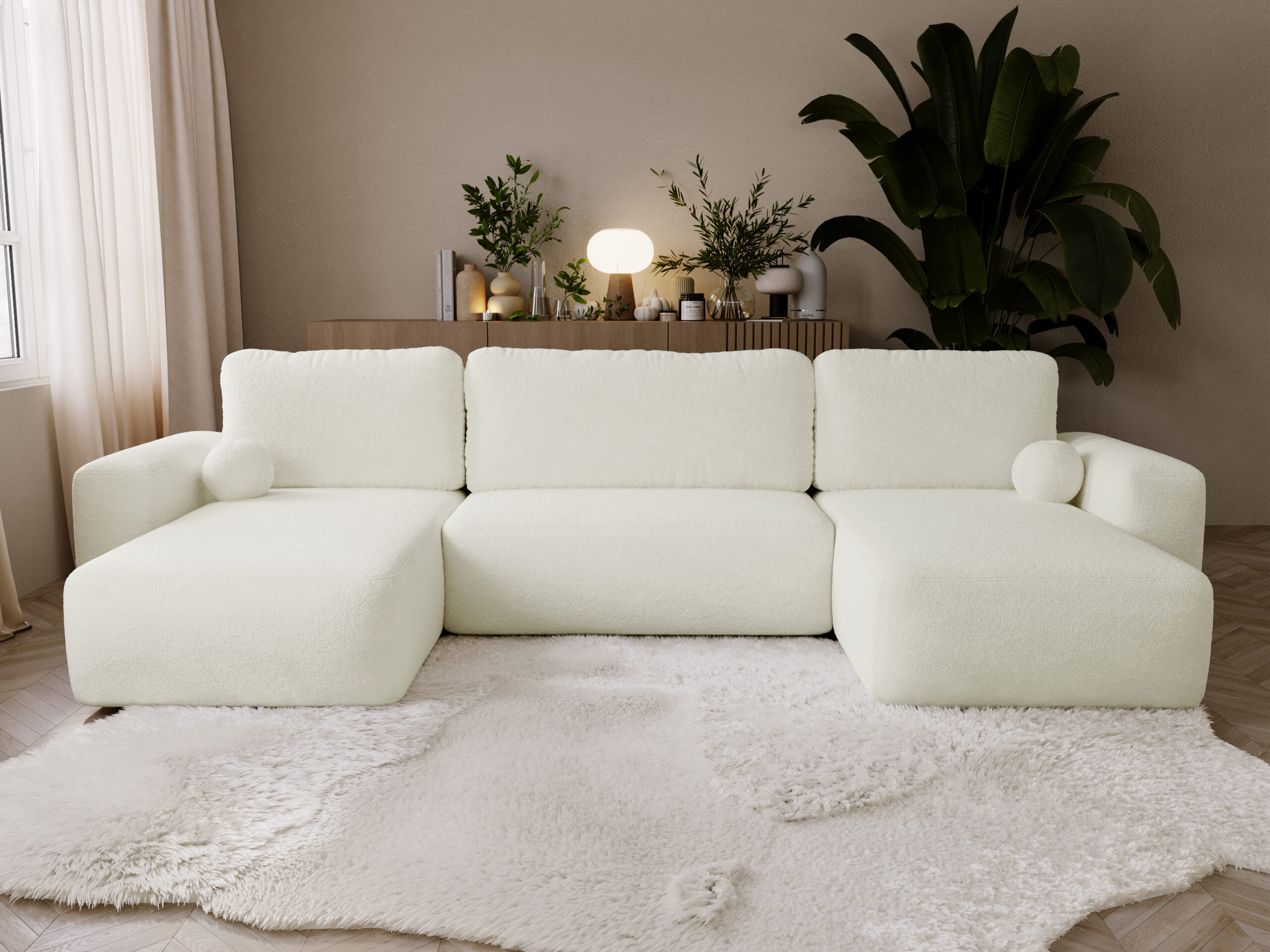 Horn­sófi TrendyNest Piscor (Coral 15)