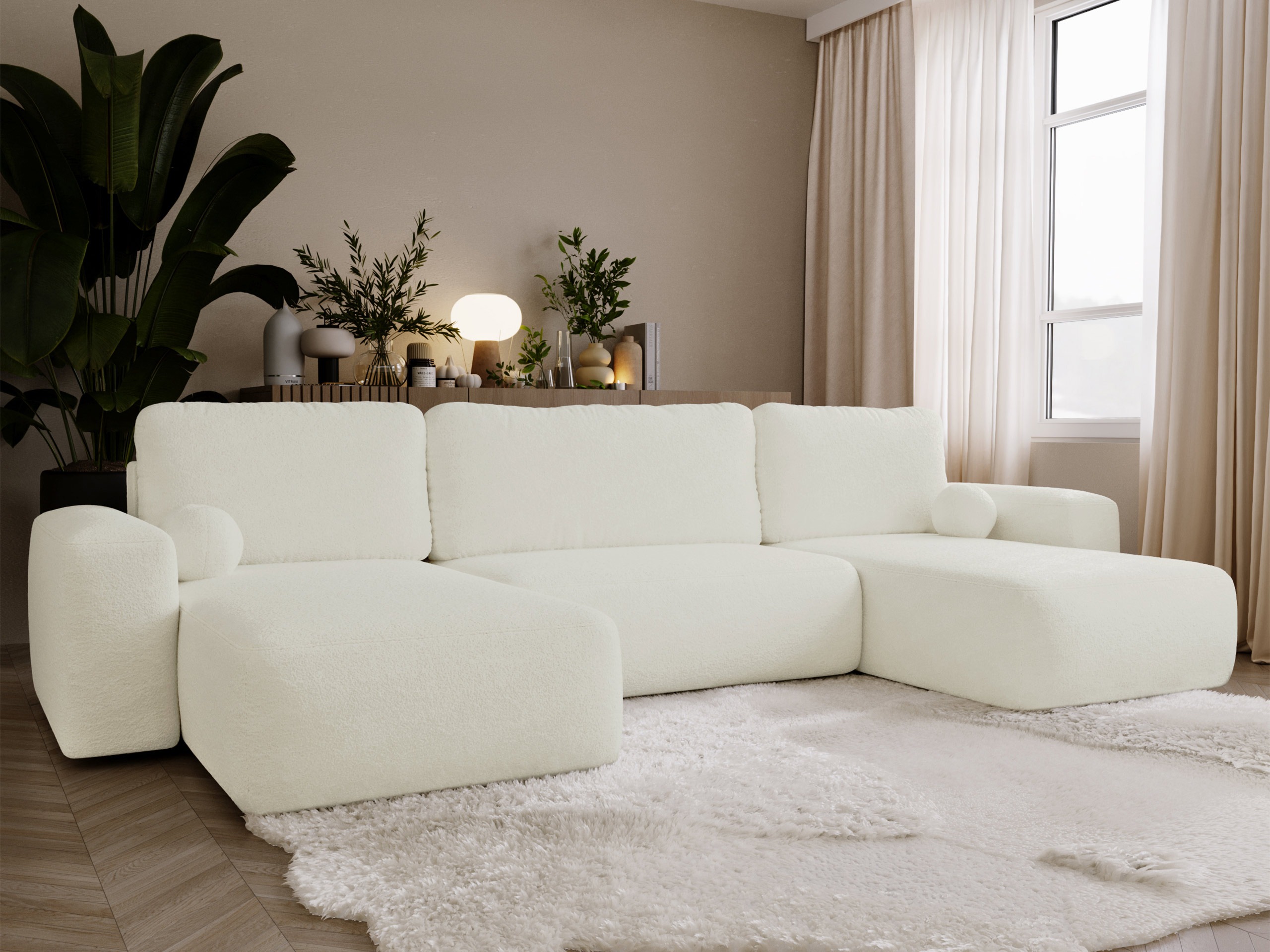 Horn­sófi TrendyNest Piscor (Coral 15)