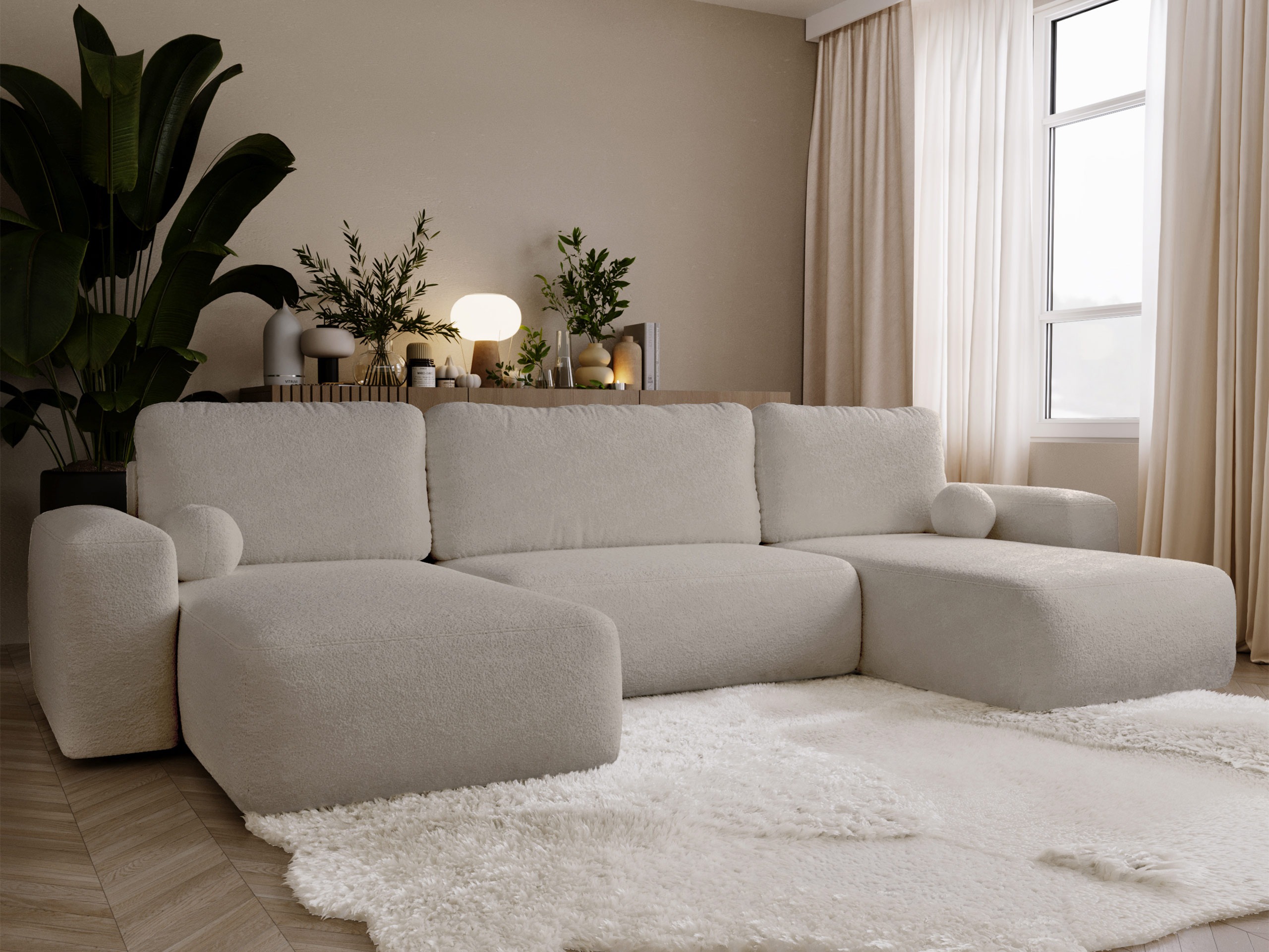 Horn­sófi TrendyNest Piscor (Coral 50)