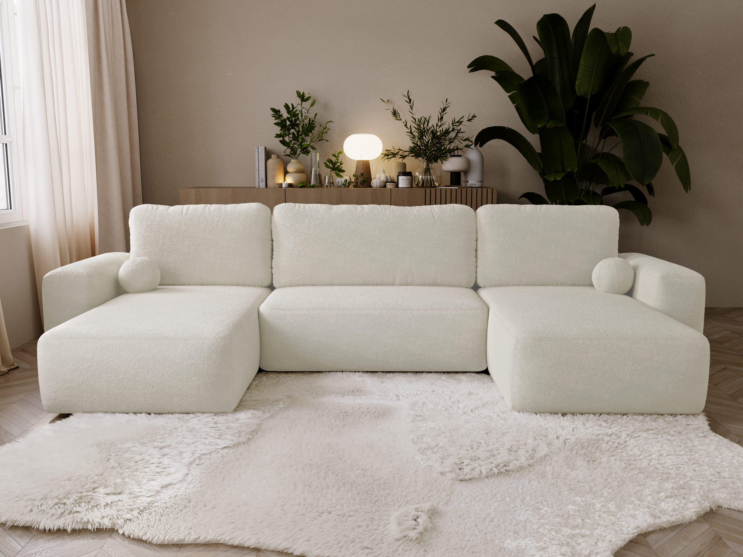 Horn­sófi TrendyNest Piscor (Coral 65)