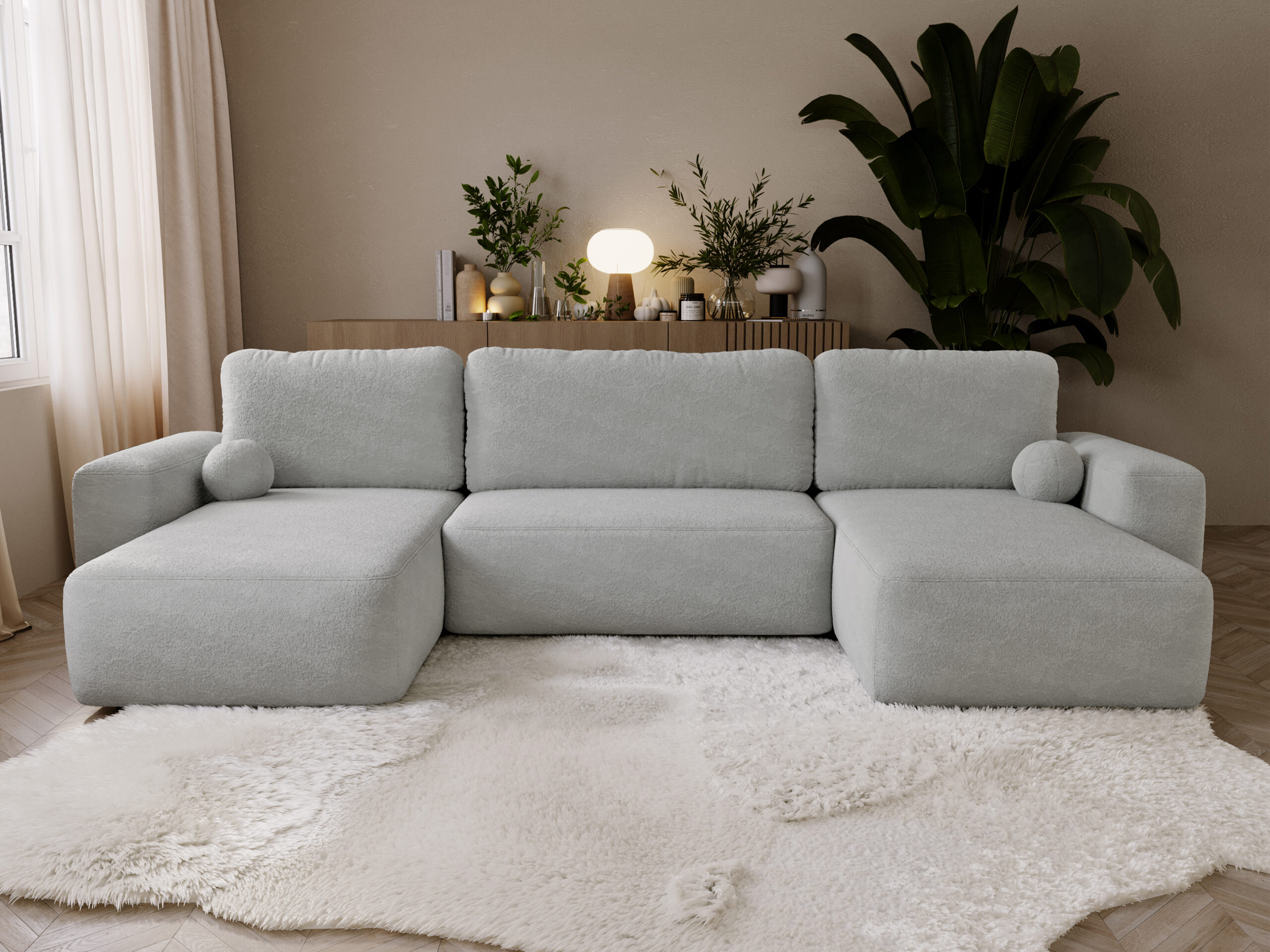 Horn­sófi TrendyNest Piscor (Coral 75)