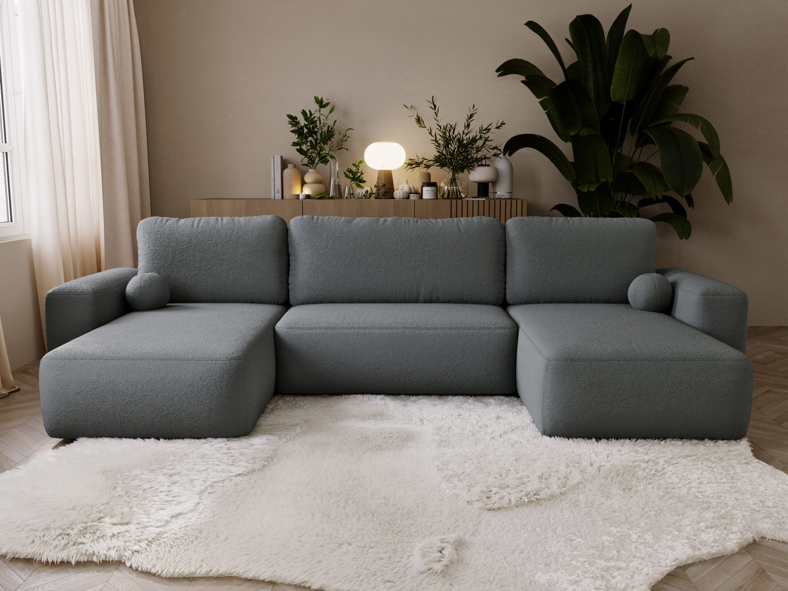 Horn­sófi TrendyNest Piscor (Coral 80)
