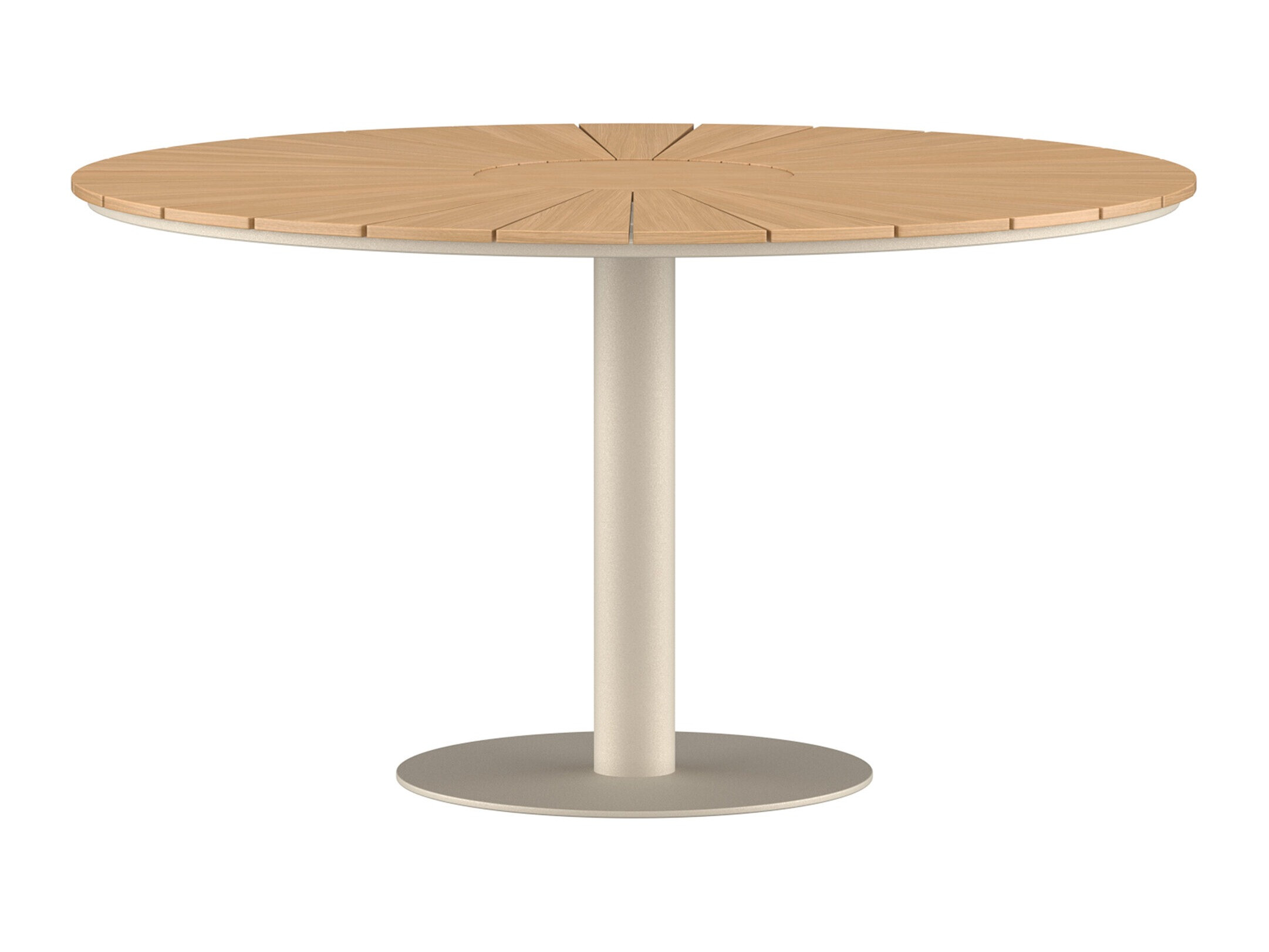 Útiborð Dallas 5166 (Beige + Teak)