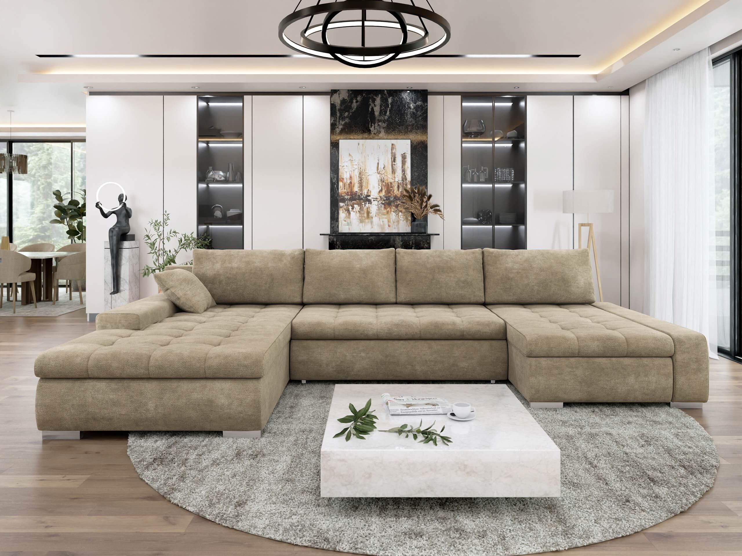 Horn­sófi Comfivo Oliva (Lumo 30)
