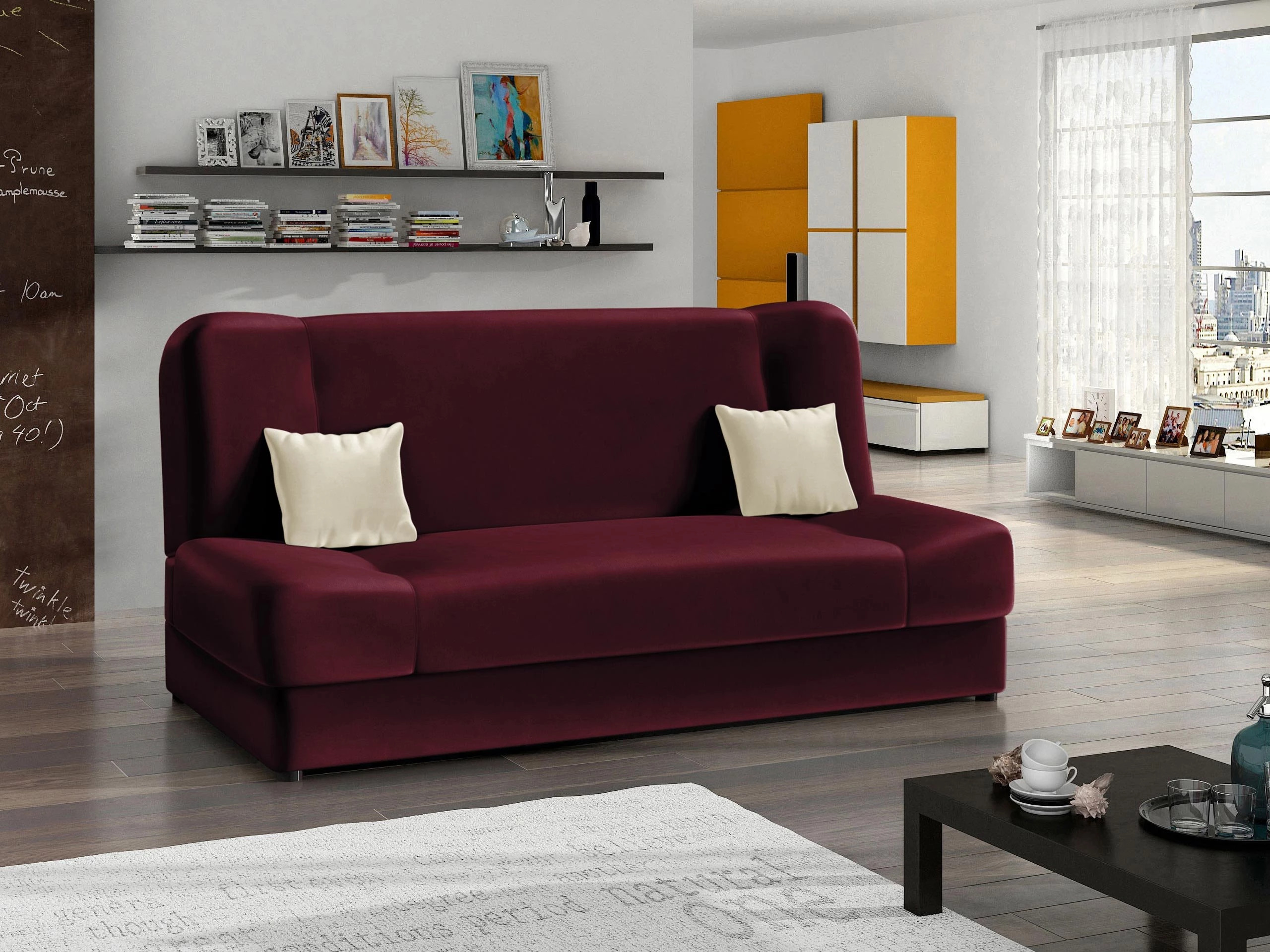 Svefnsófi Comfivo Cera (Magic Velvet 2202 + Magic Velvet 2250)