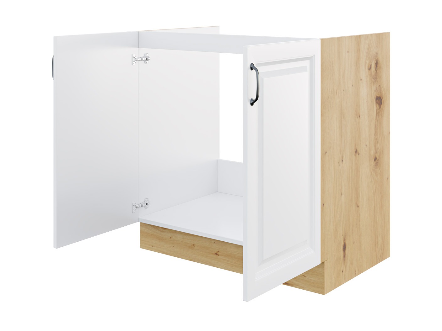 Skápaeining fyrir vask með hurðum Retro Grey 121