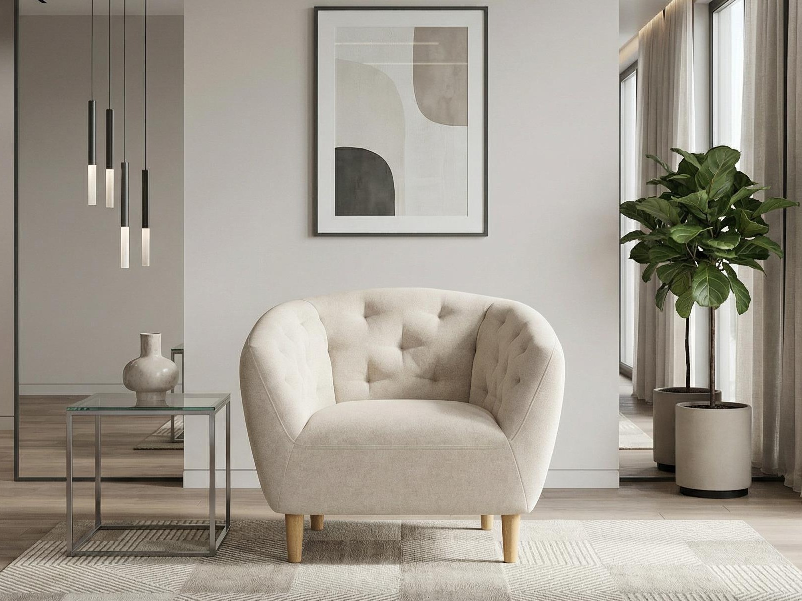 Chesterfield-hægindastóll Norsica 1054