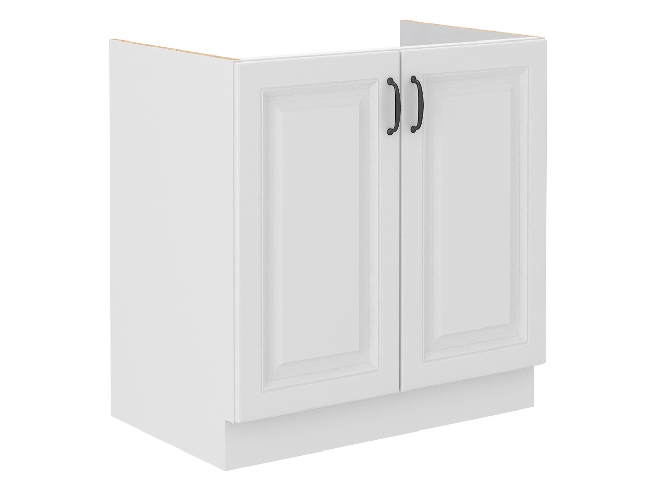 Skápaeining fyrir vask með hurðum Retro White 121