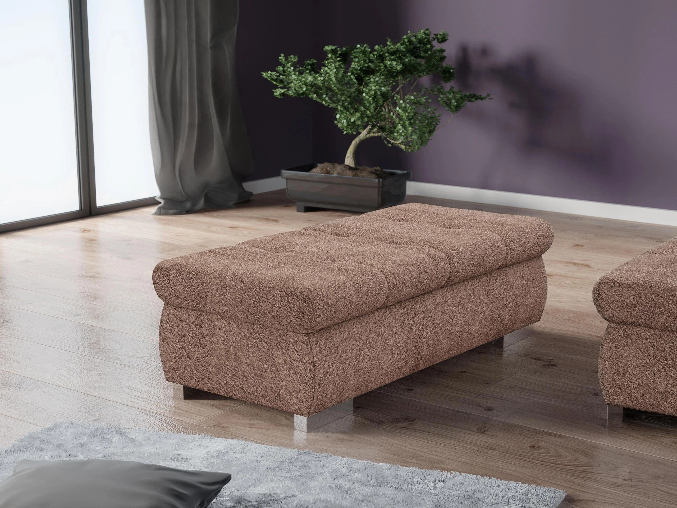 Bólstraður bekkur Comfivo Nitor I (Coral 45)