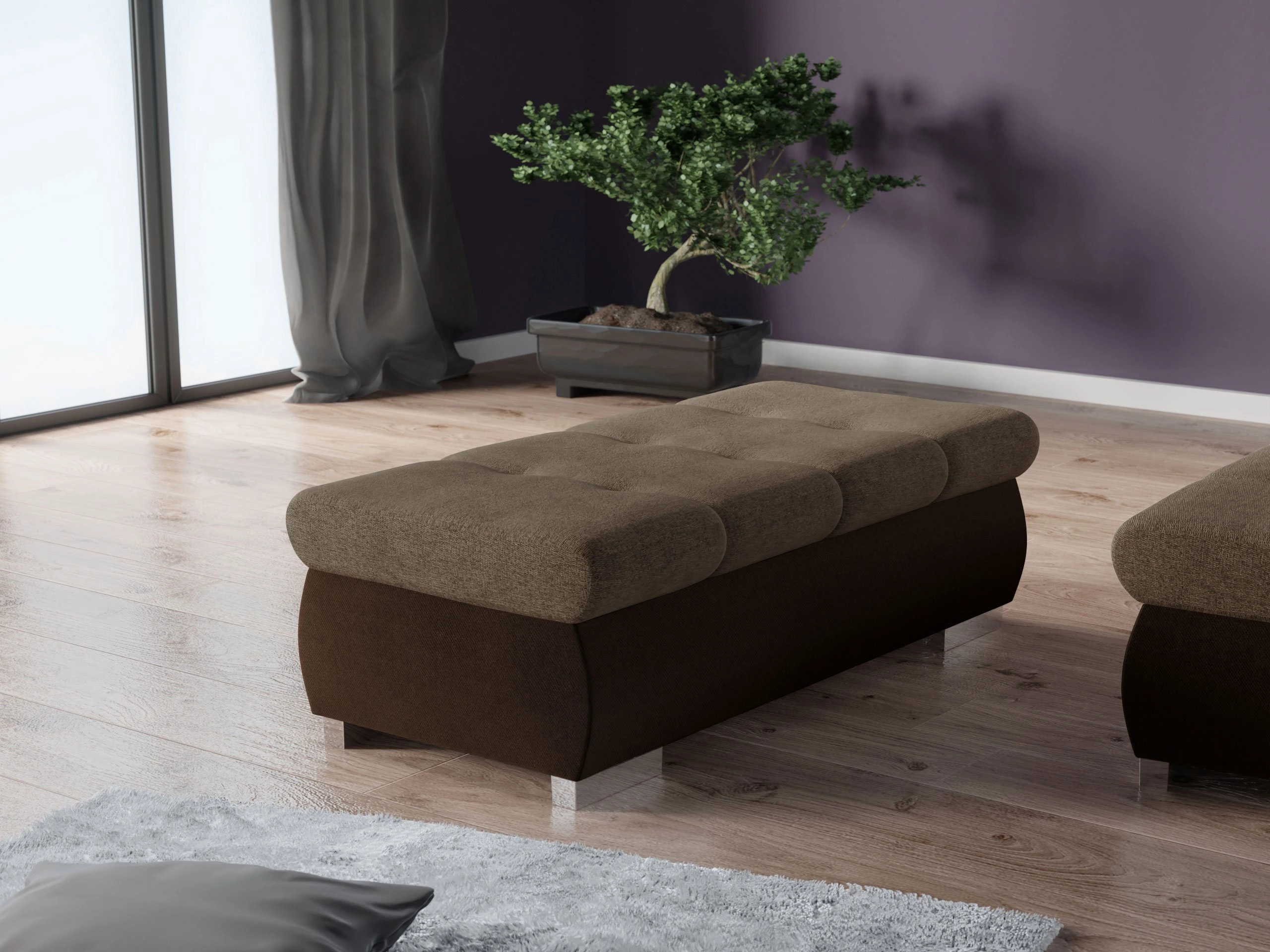 Bólstraður bekkur Comfivo Nitor I (Kronos 06 + Matana 19)