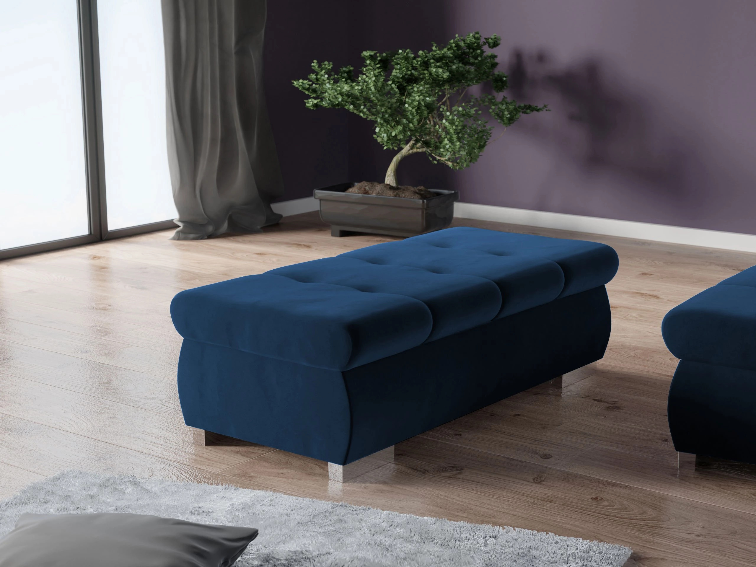 Bólstraður bekkur Comfivo Nitor I (Magic Velvet 2216)