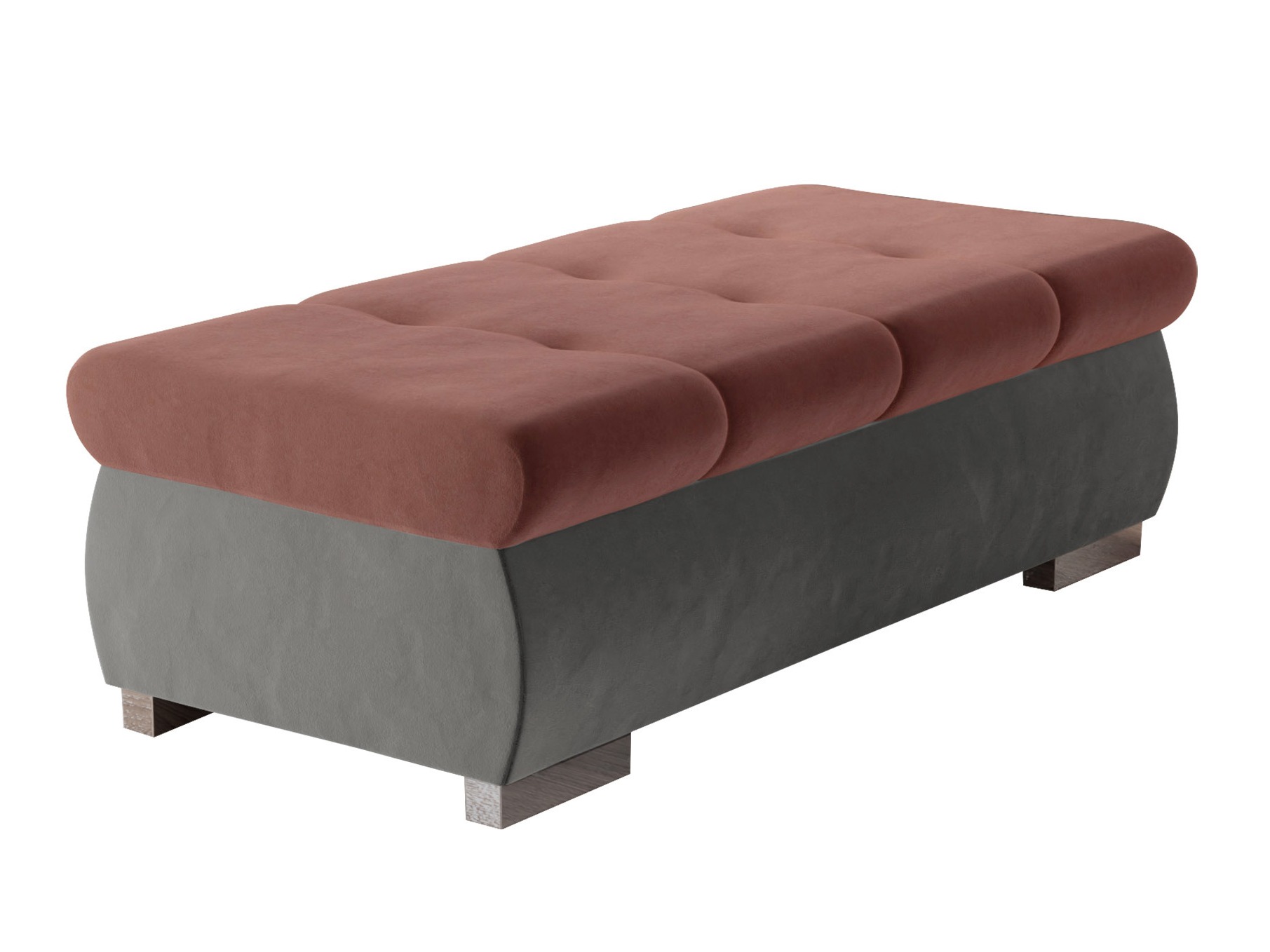 Bólstraður bekkur Comfivo Nitor I (Magic Velvet 2217 + Magic Velvet 2258)