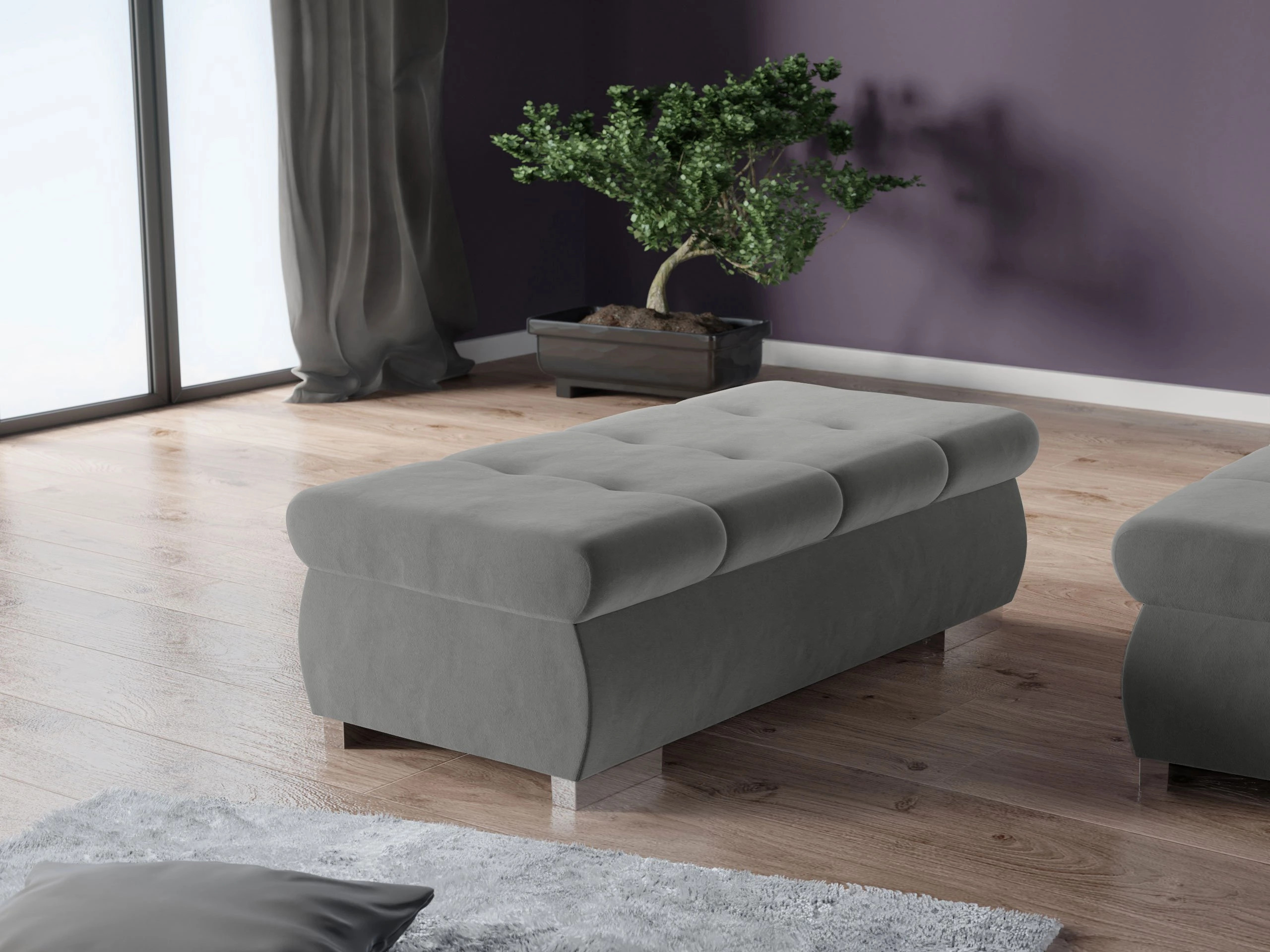 Bólstraður bekkur Comfivo Nitor I (Magic Velvet 2217)