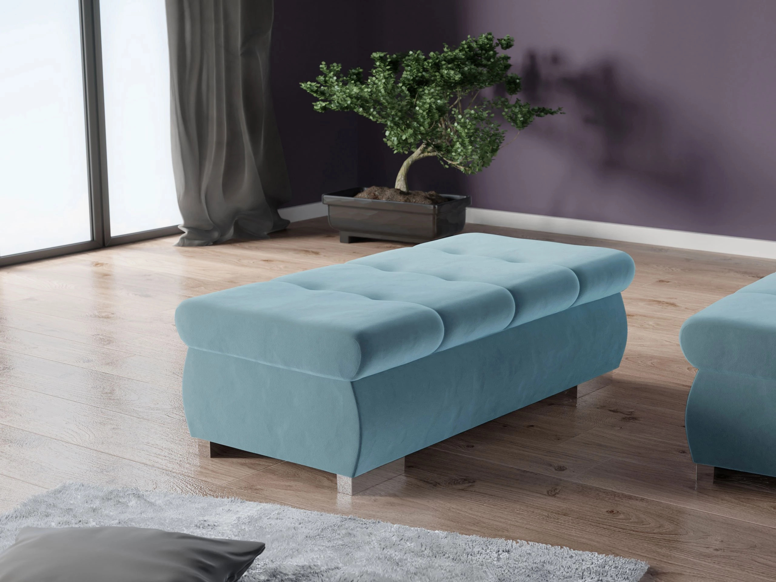 Bólstraður bekkur Comfivo Nitor I (Magic Velvet 2260)