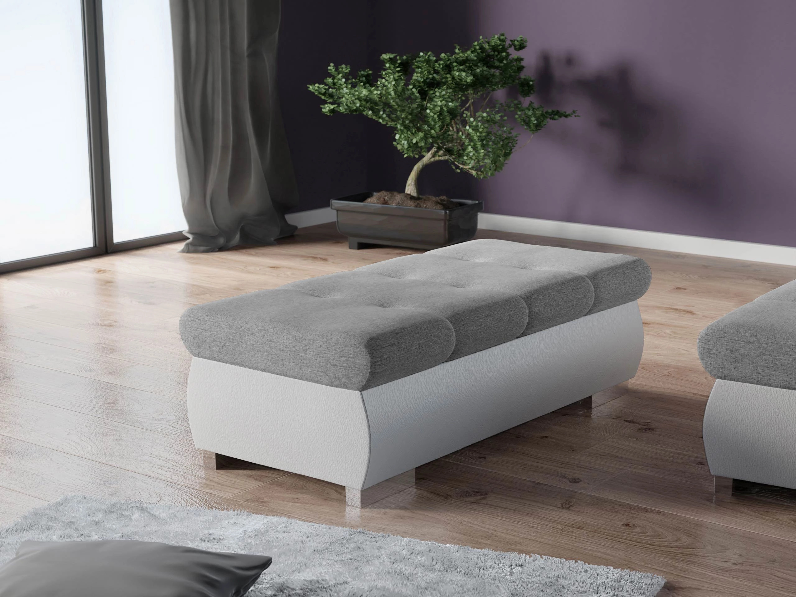 Bólstraður bekkur Comfivo Nitor I (Soft 017 + Soul 17)
