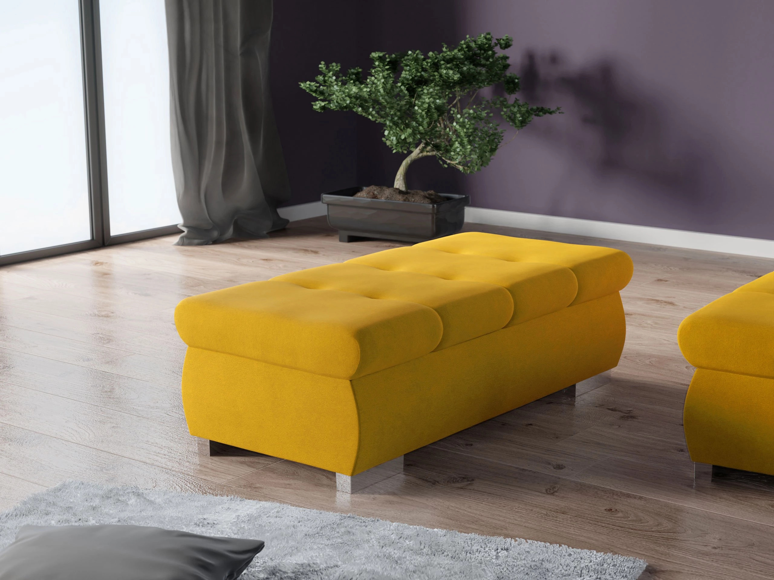Bólstraður bekkur Comfivo Nitor I (Uttario Velvet 2959)
