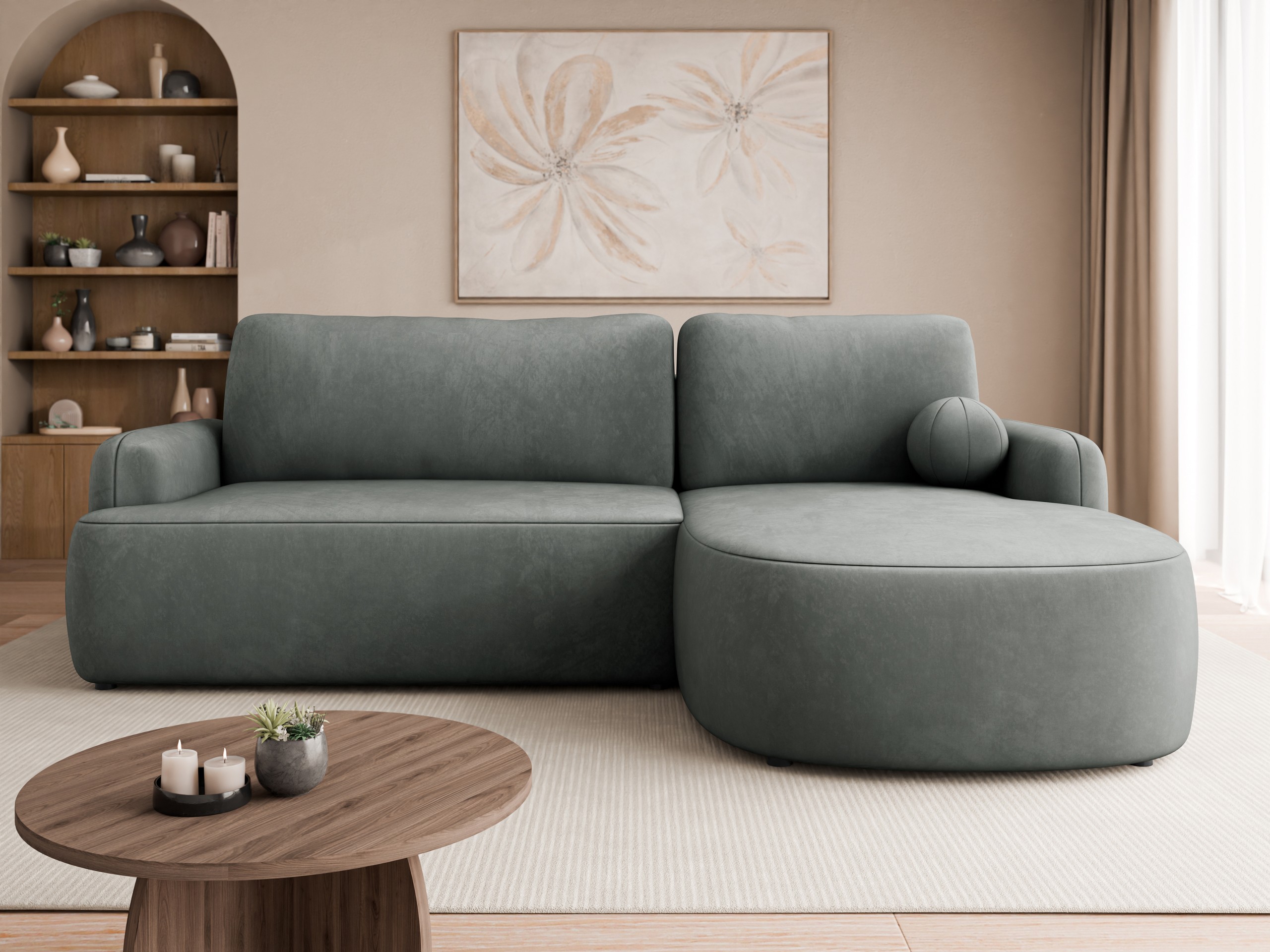 Horn­sófi Comfivo Popis (Magic Velvet 2217)