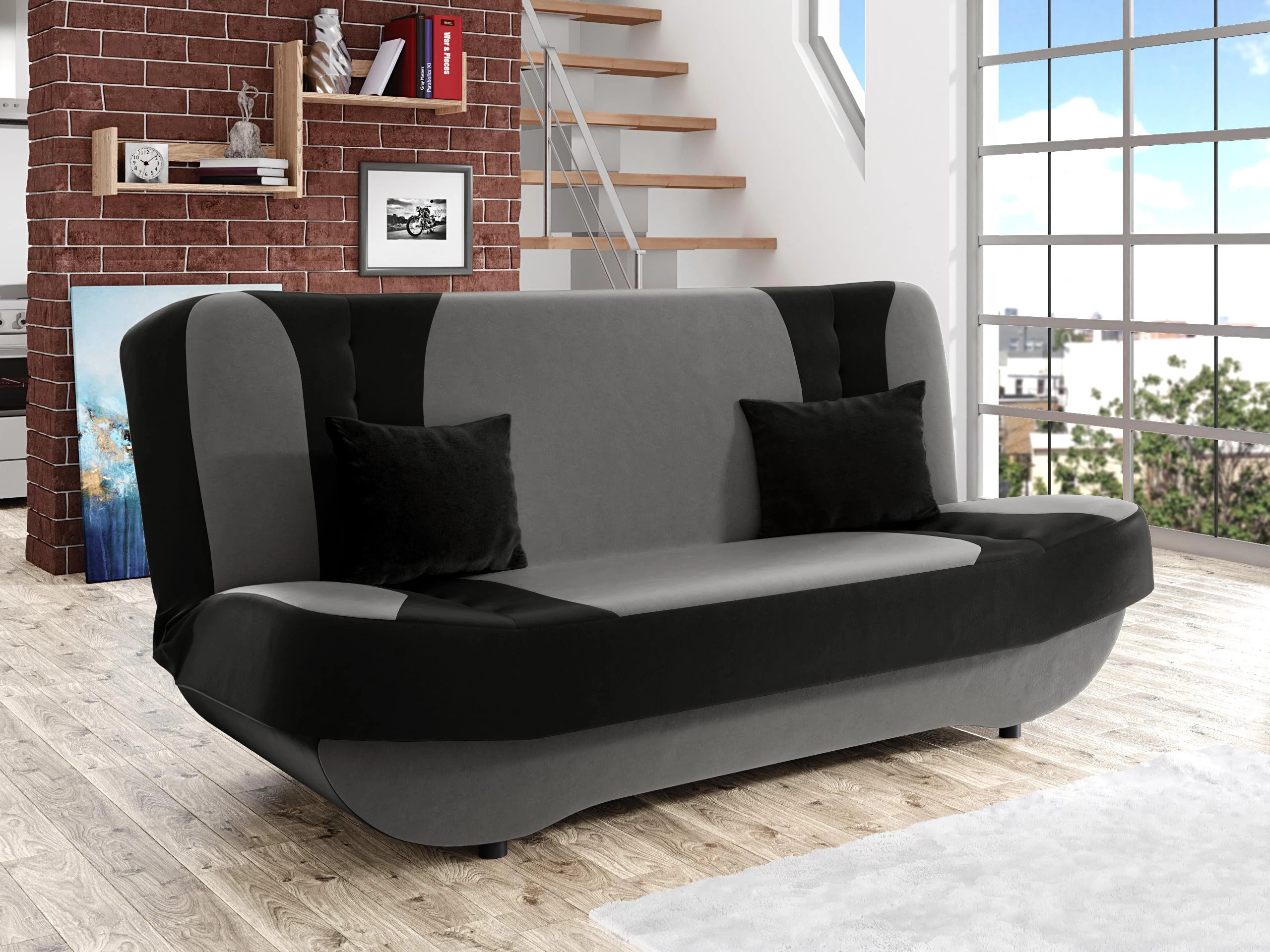 Svefnsófi Comfivo Cervus (Magic Velvet 2217 + Magic Velvet 2219)