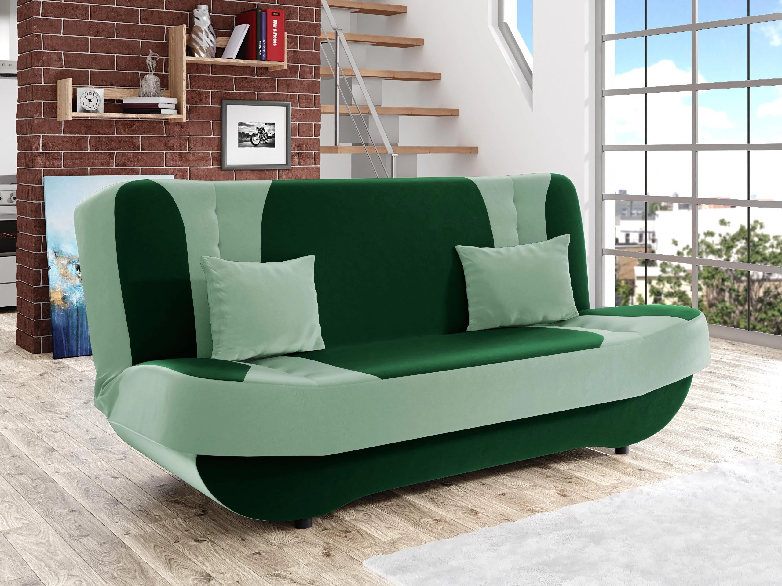 Svefnsófi Comfivo Cervus (Magic Velvet 2225 + Magic Velvet 2227)
