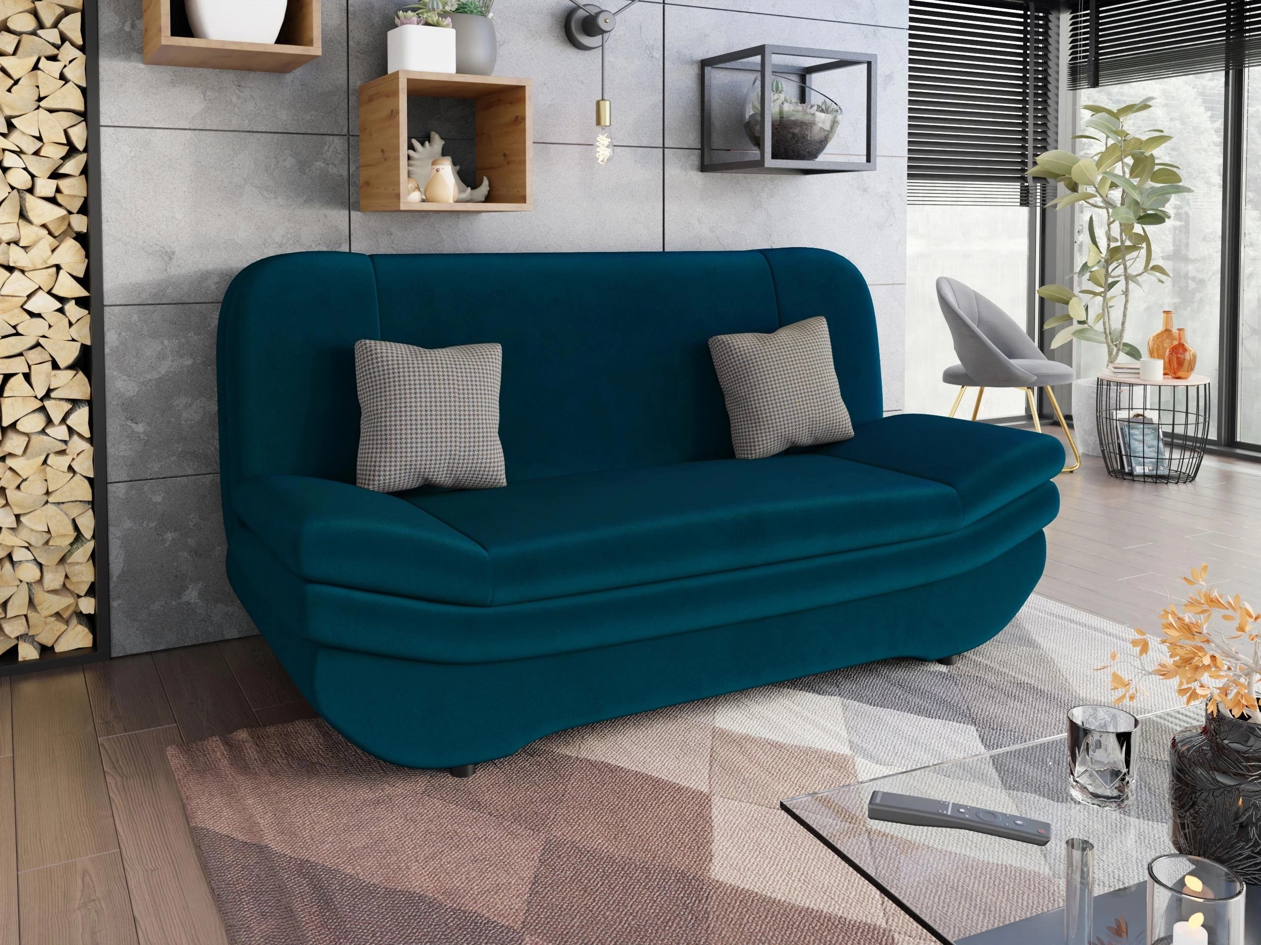 Svefnsófi Comfivo Silva (Venus Velvet 2911 + Kenia 796)