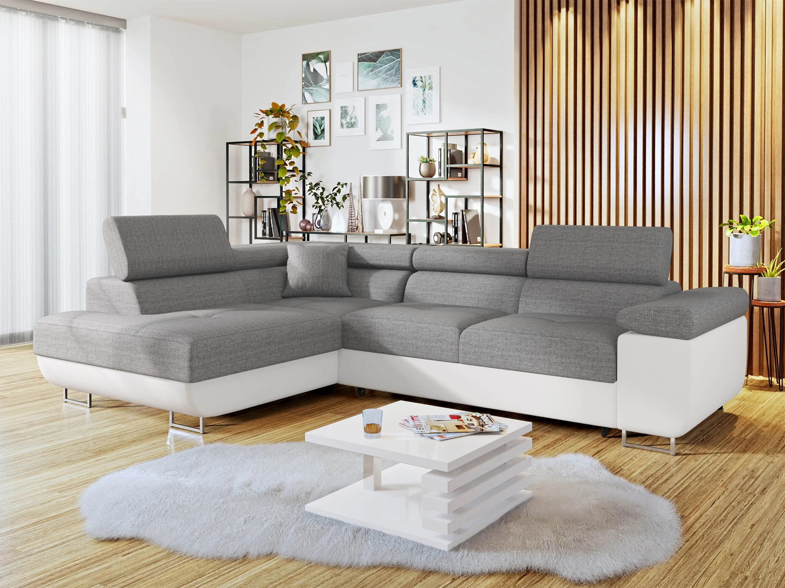 Horn­sófi Comfivo Vinetum (Soft 017 + Lux 05)