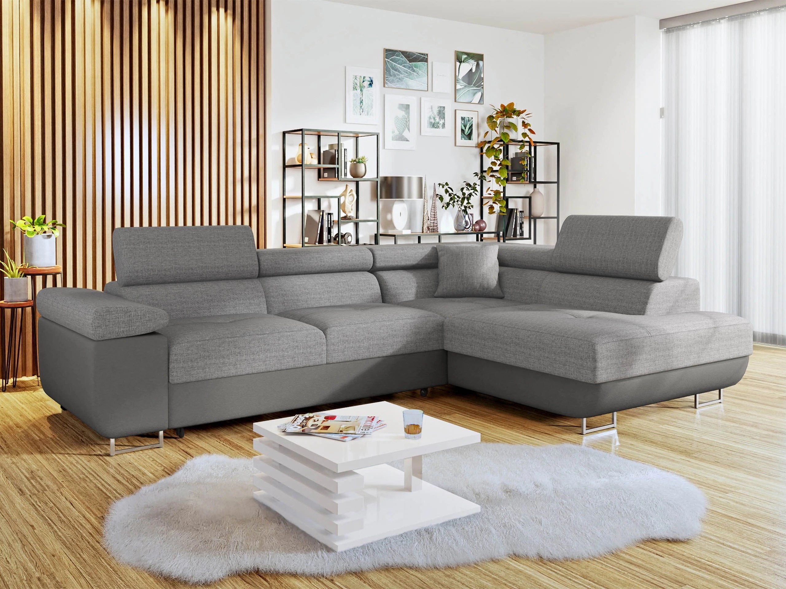 Horn­sófi Comfivo Vinetum (Soft 029 + Lux 05)