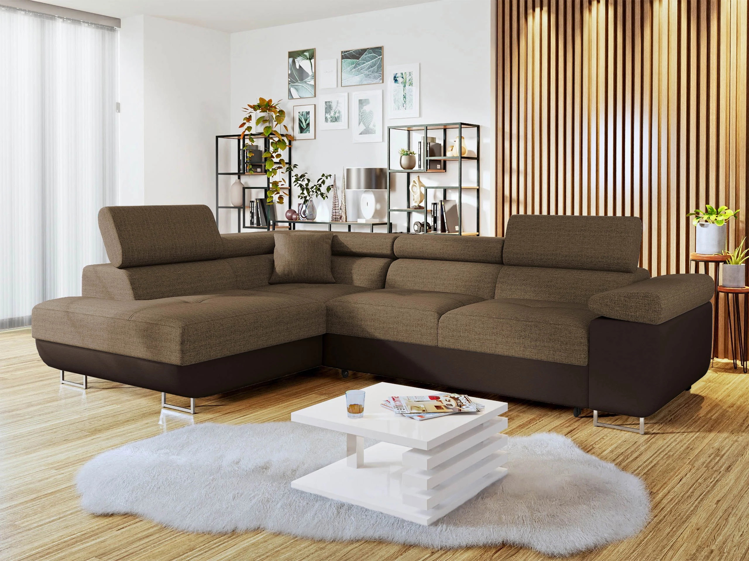 Horn­sófi Comfivo Vinetum (Soft 066 + Lux 03)