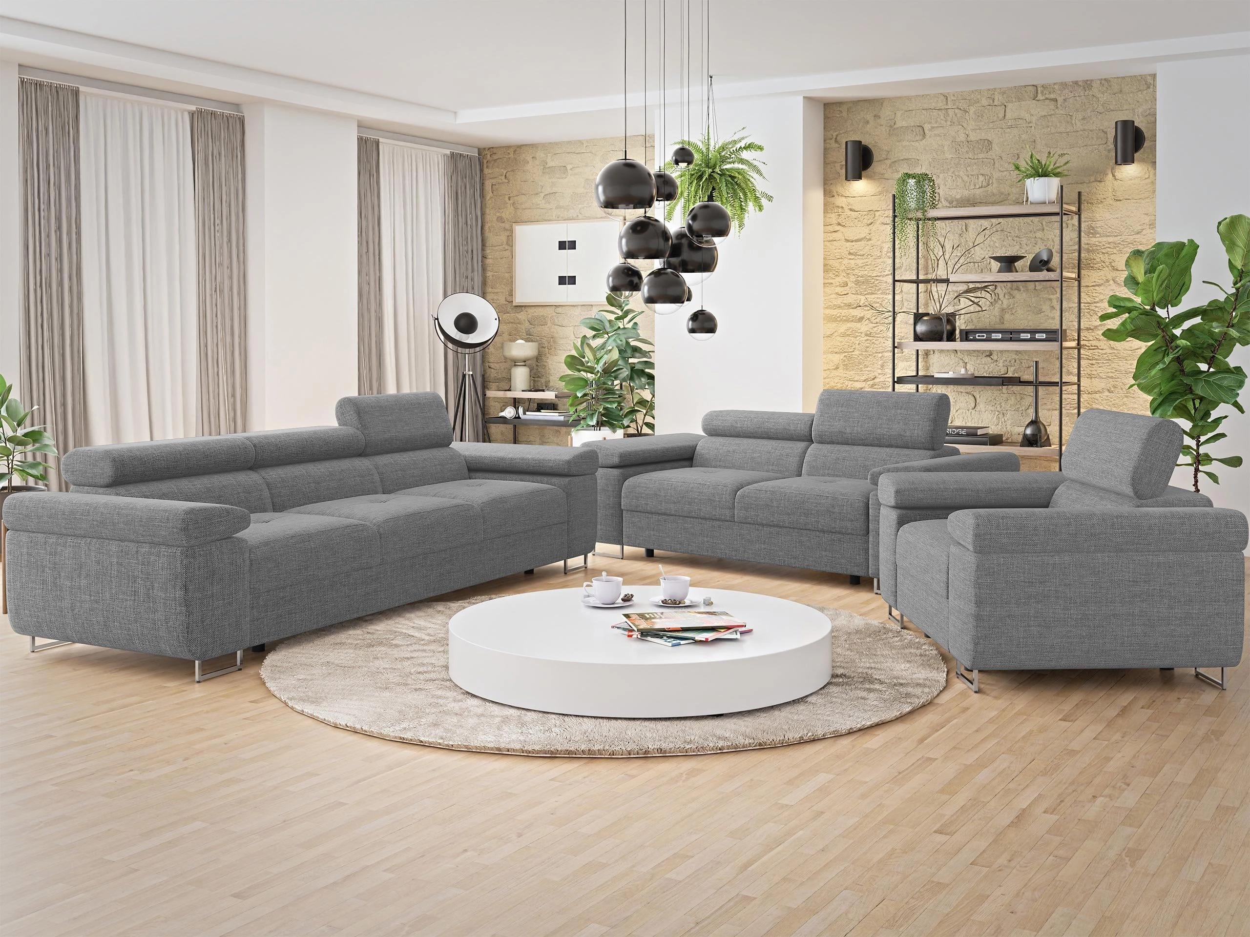 Bólstrað húsganasett Comfivo Vinetum (Lux 05)