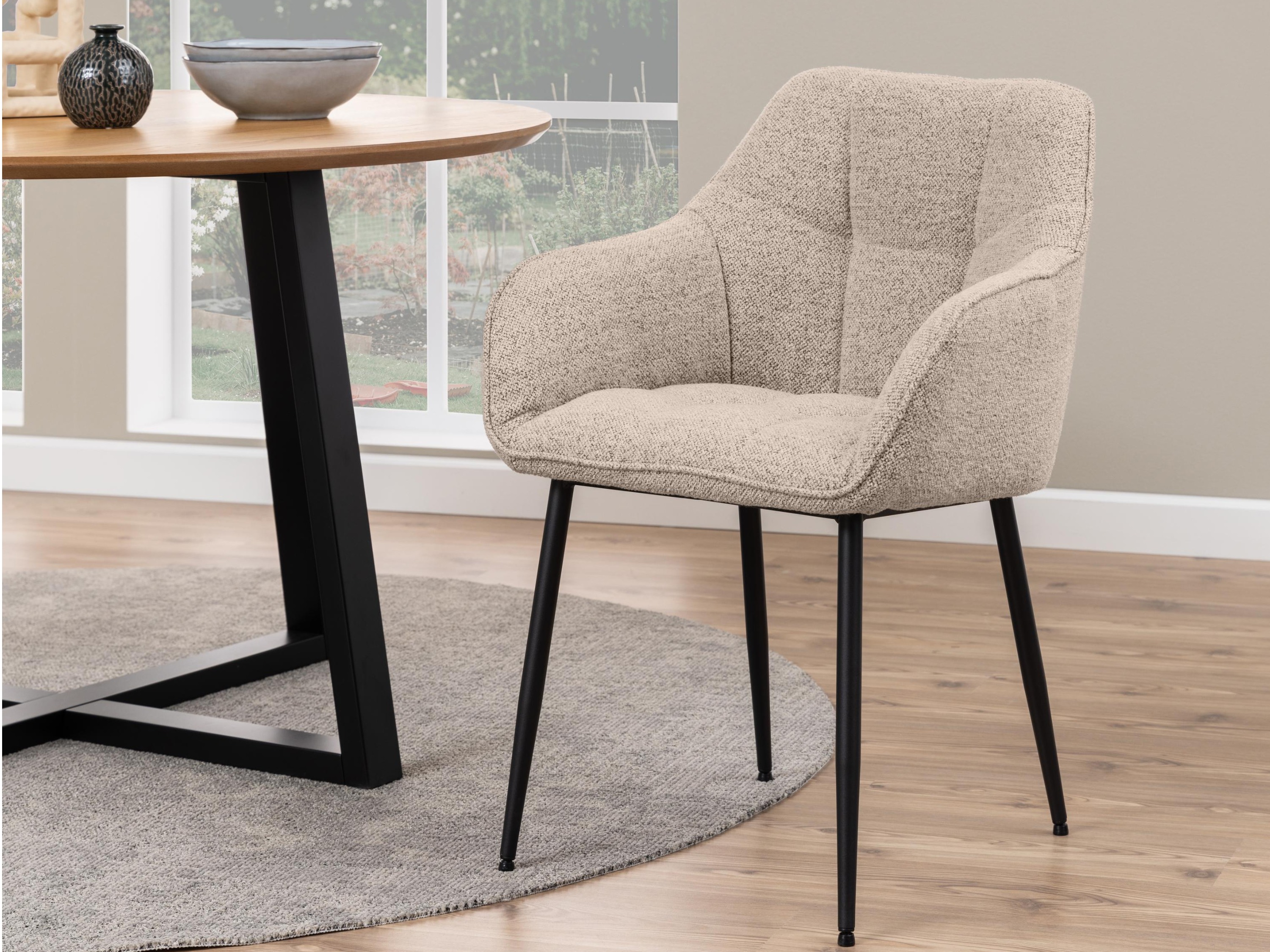 Stóll Norsica 454 (Beige + Svartur)