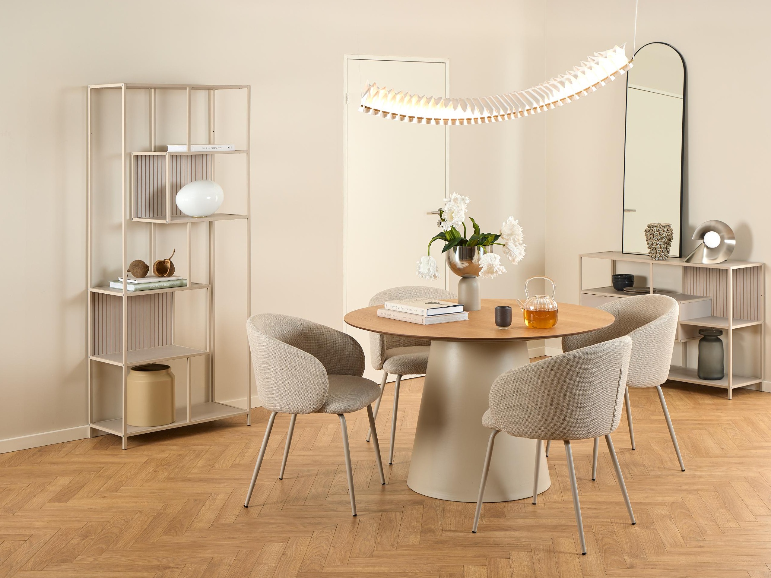 Borð Norsica 909 (Grár + Eik)