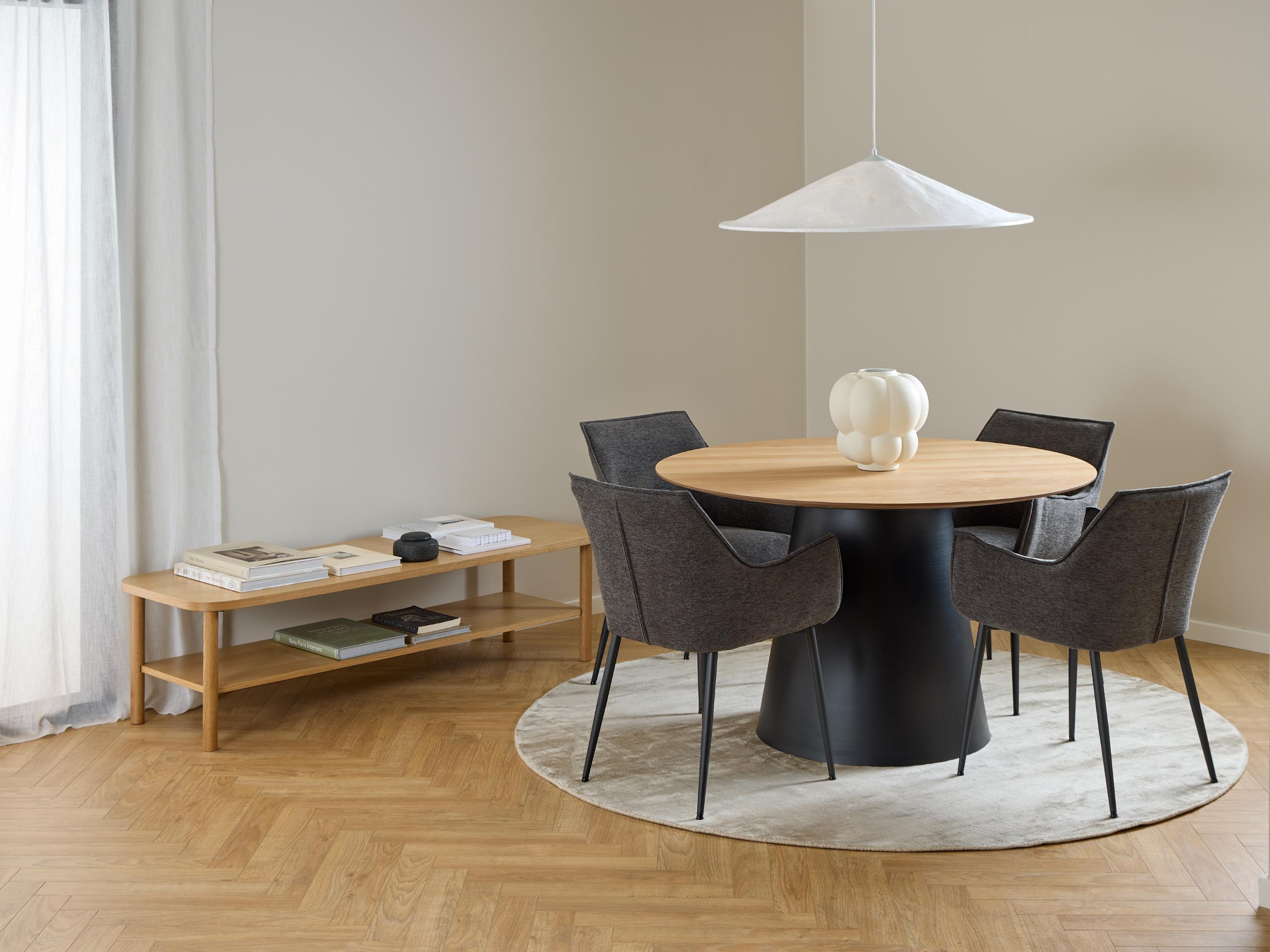 Borð Norsica 909 (Svartur + Eik)