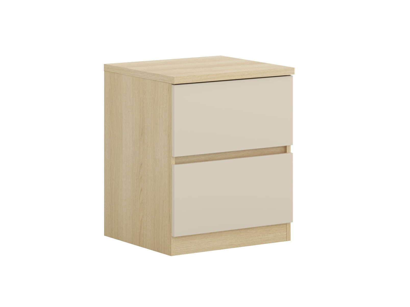 Náttborð Nolcala 108 (Eik + Beige)