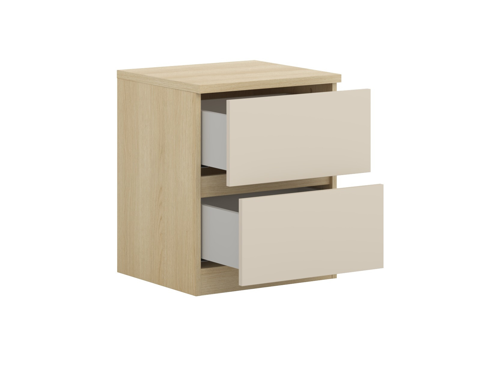 Náttborð Nolcala 108 (Eik + Beige)