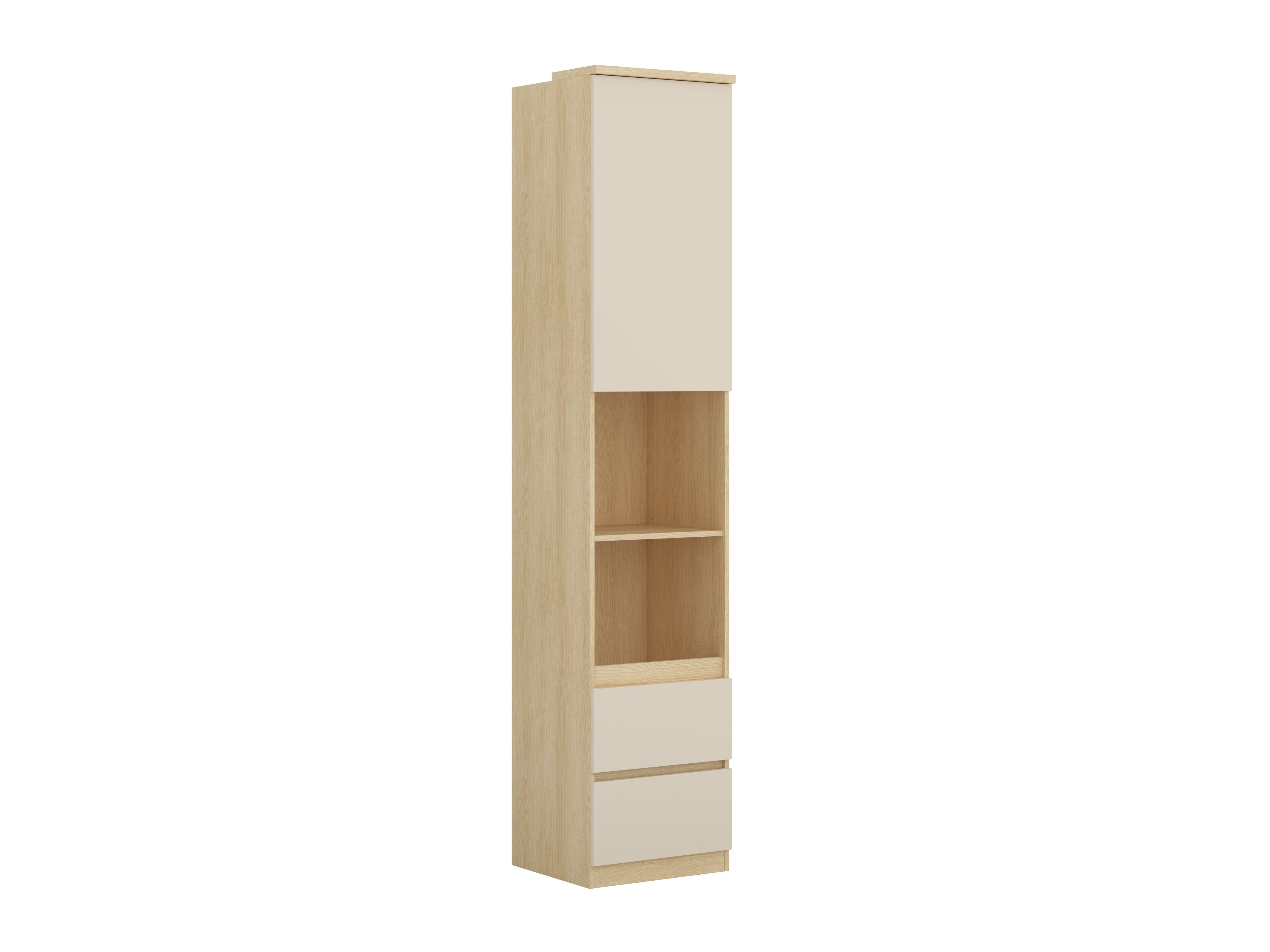 Bókahilla Nolcala 112 (Eik + Beige)