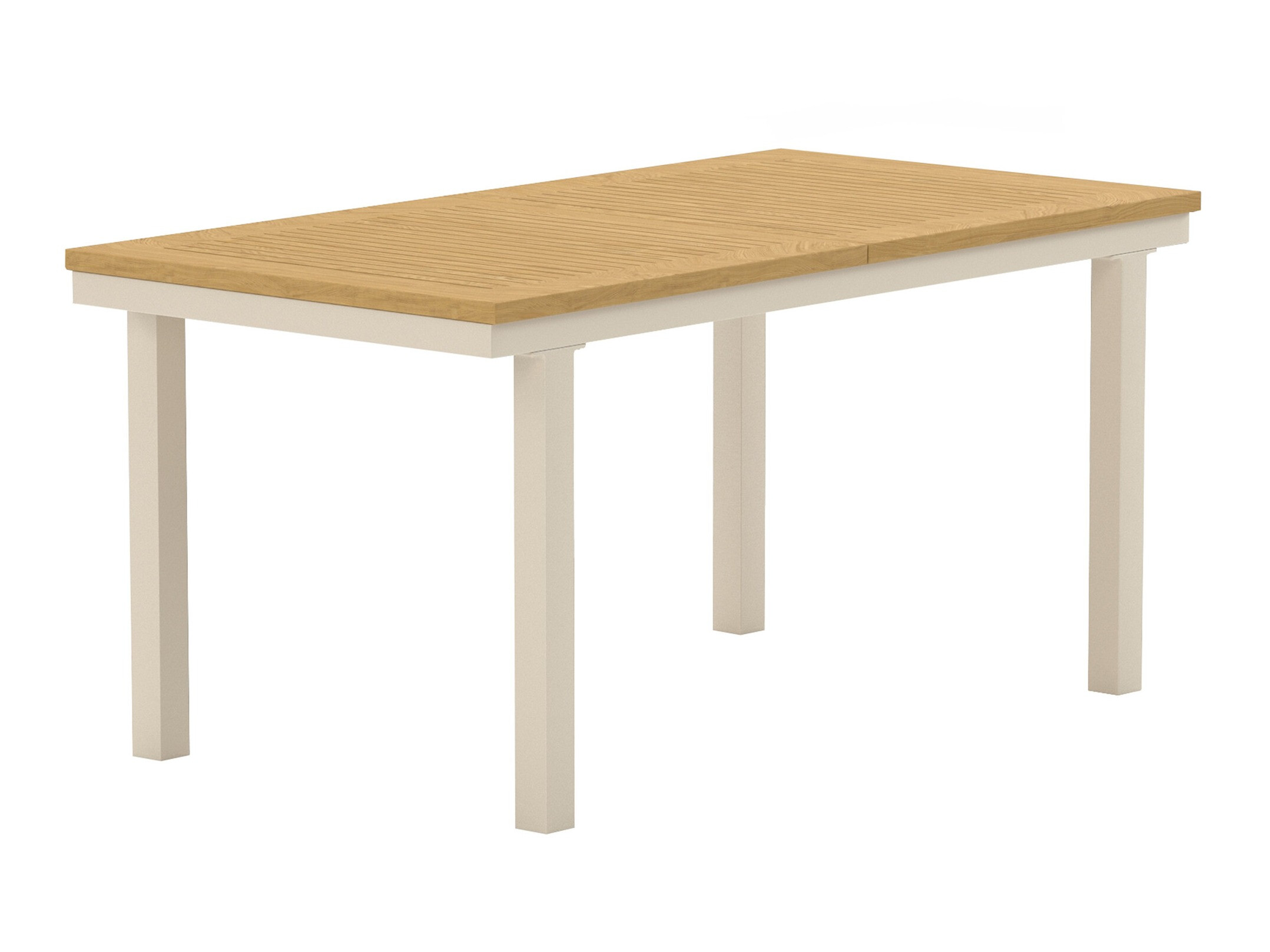 Útiborð Dallas 809 (Teak + Beige)