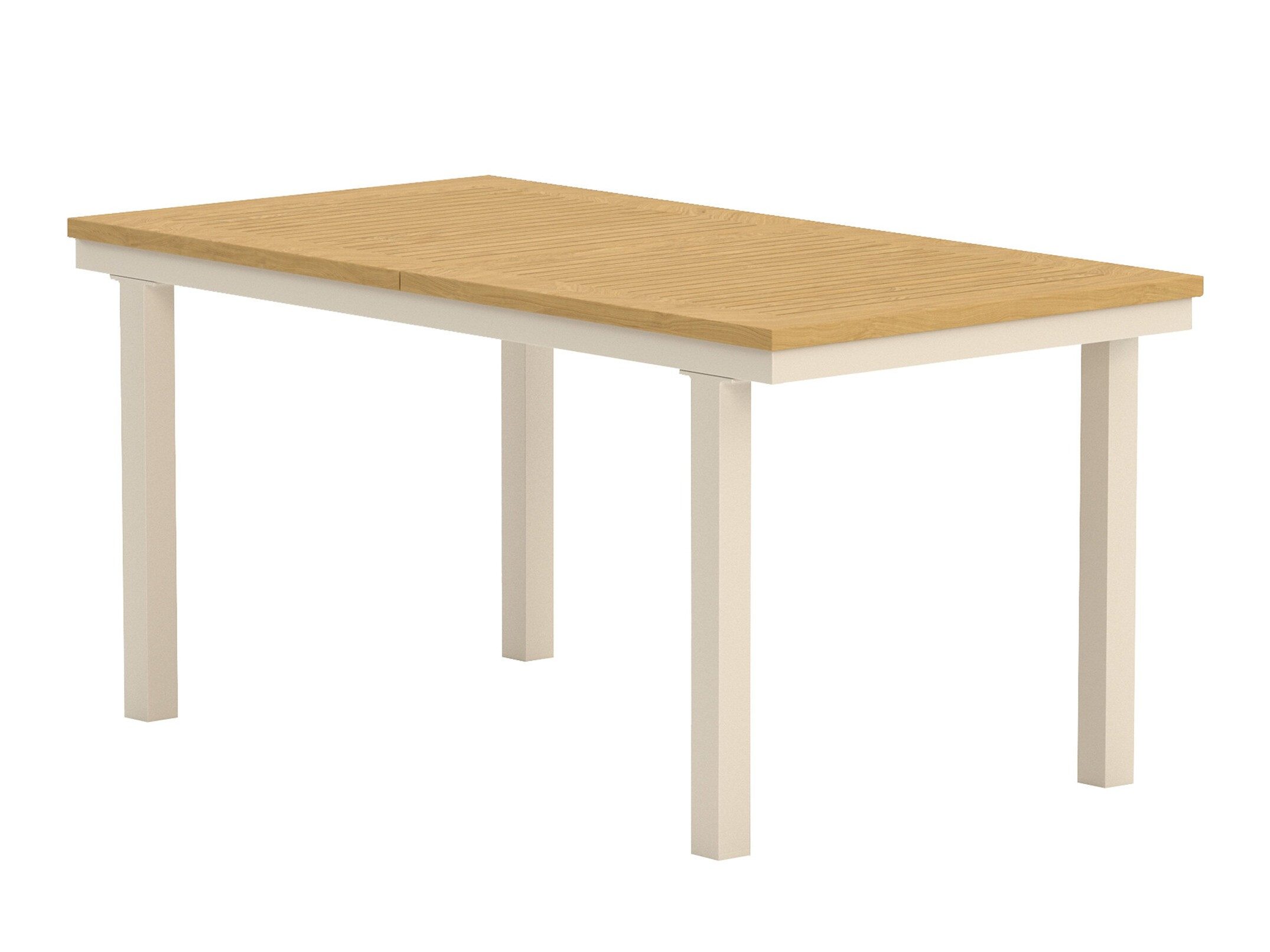 Útiborð Dallas 809 (Teak + Beige)