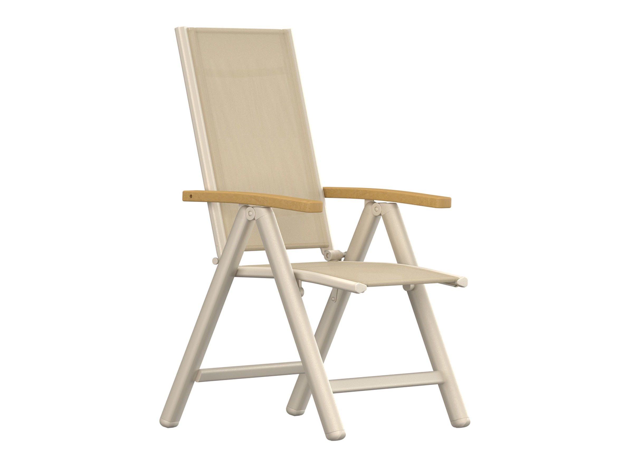 Útistóll Dallas 2848 (Beige + Teak)