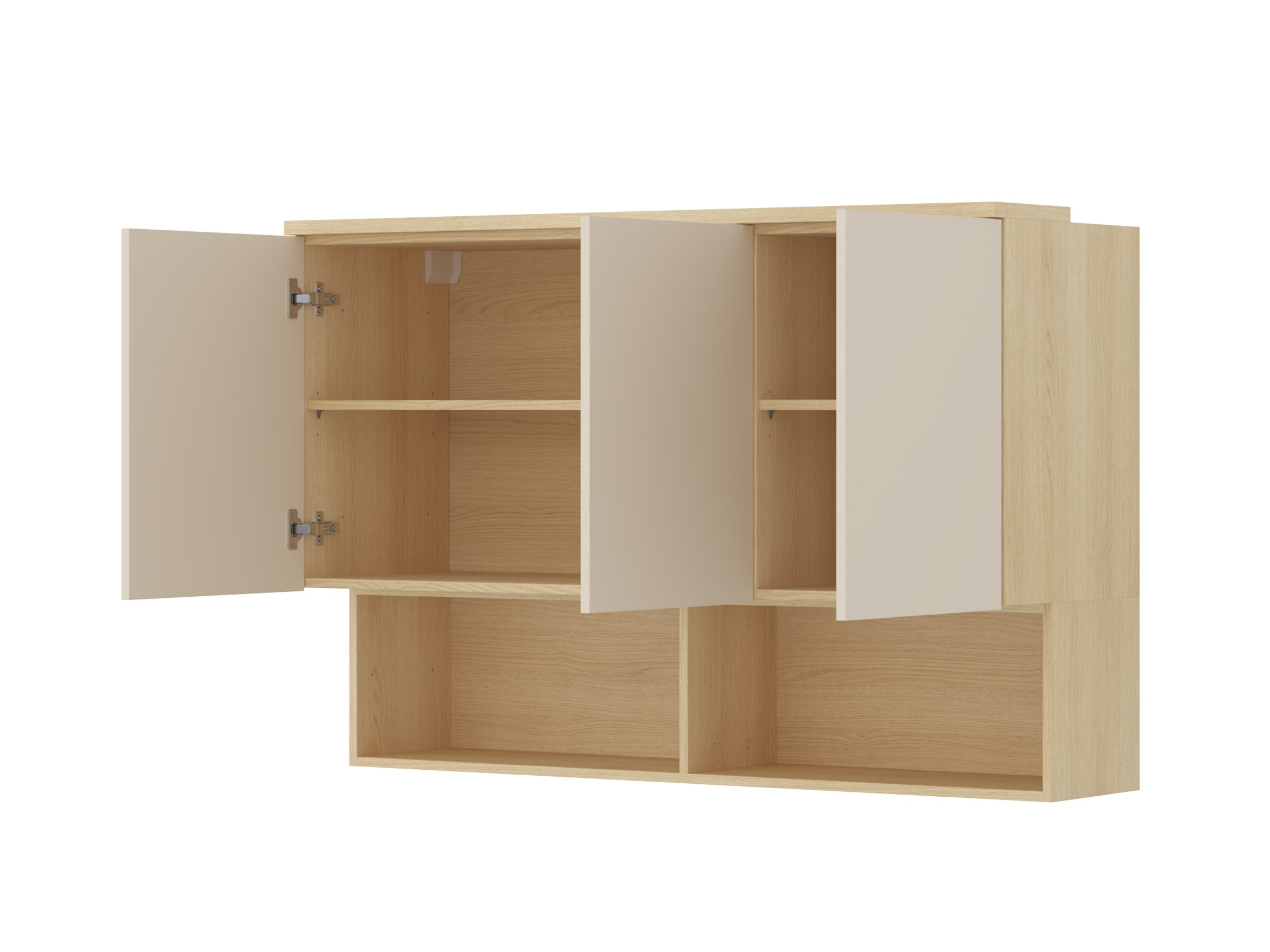 Húsgagnasett Nolcala 121 (Eik + Beige)